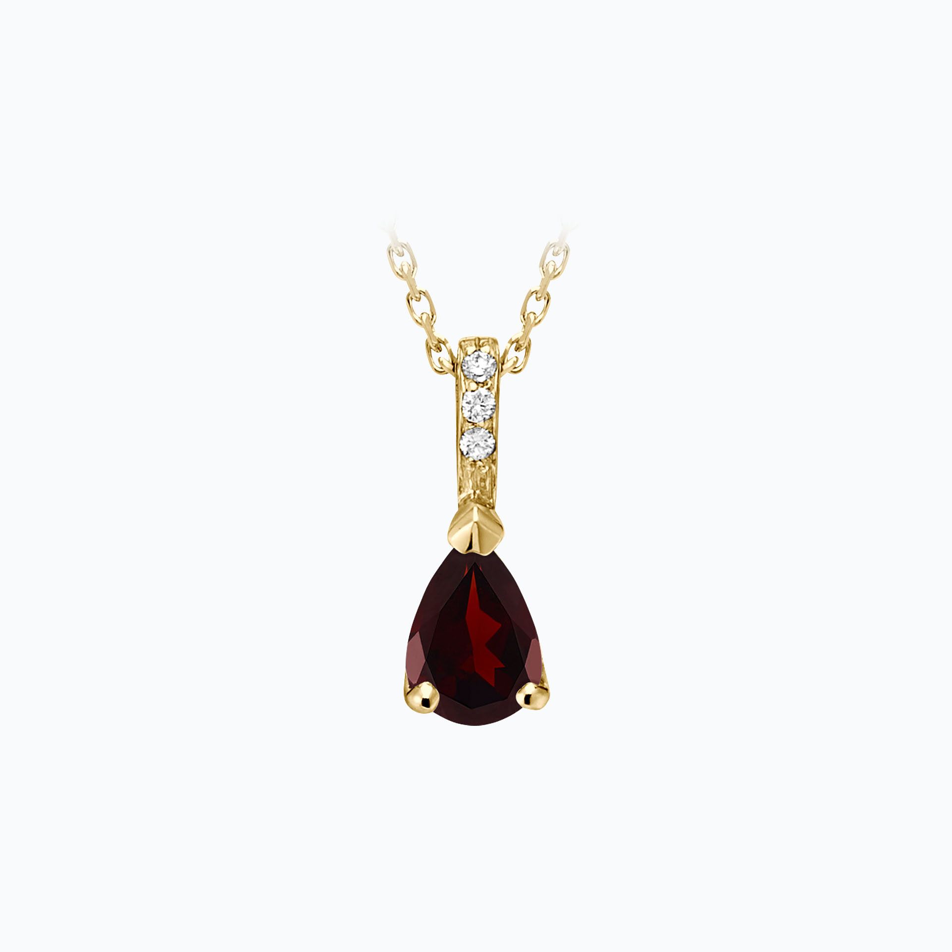 Pendentif Alienor Grenat
