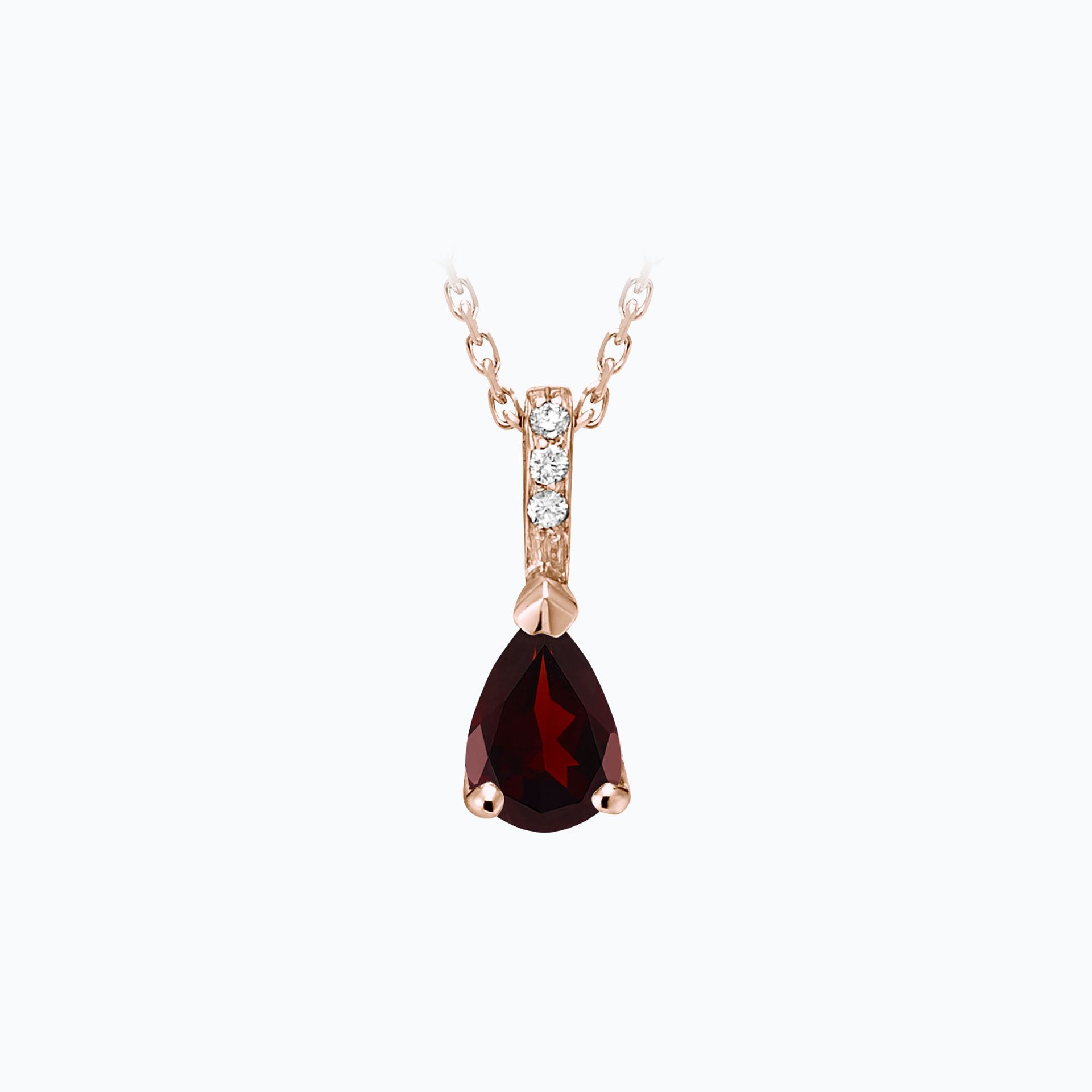 Pendentif Alienor Grenat