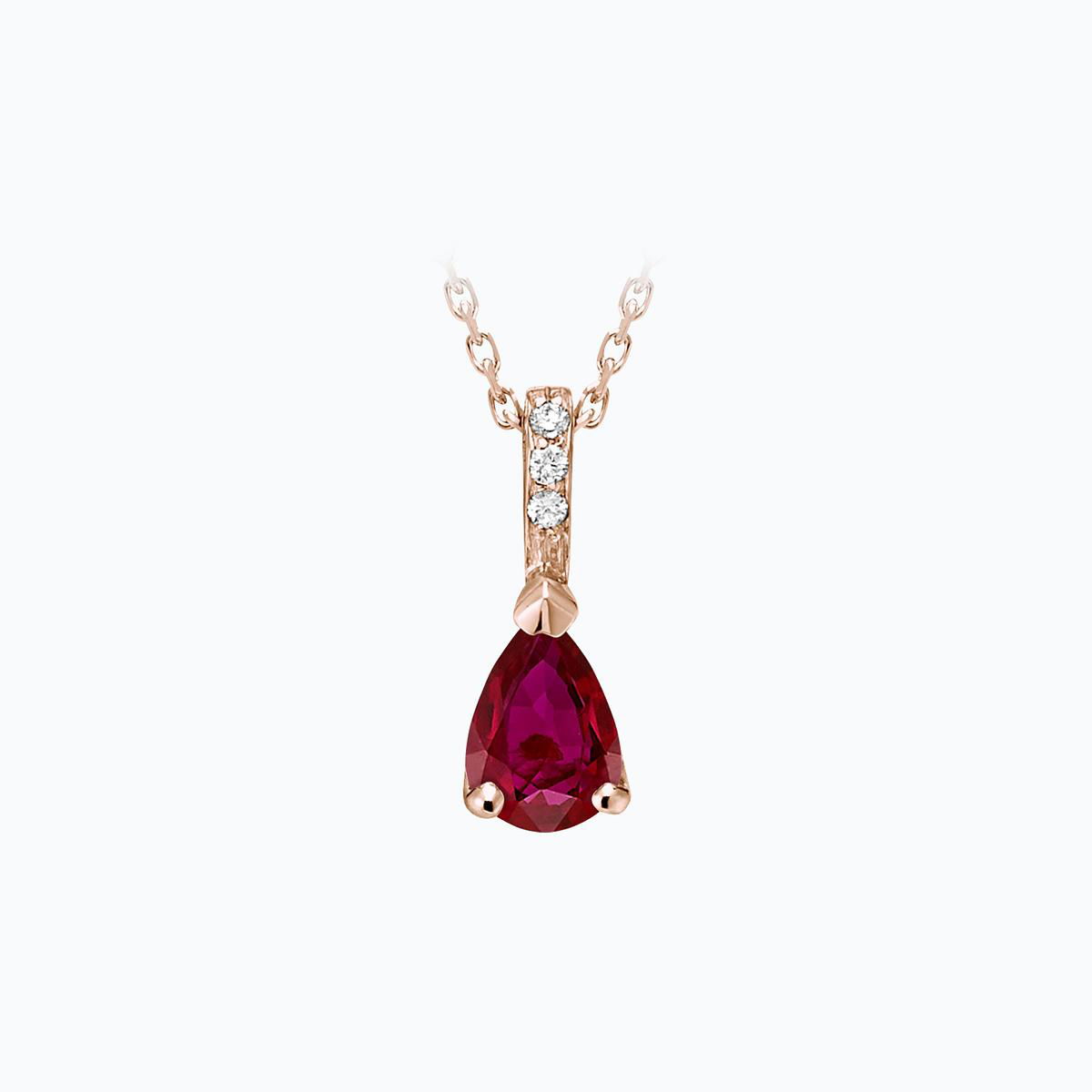Pendentif Alienor Rubis