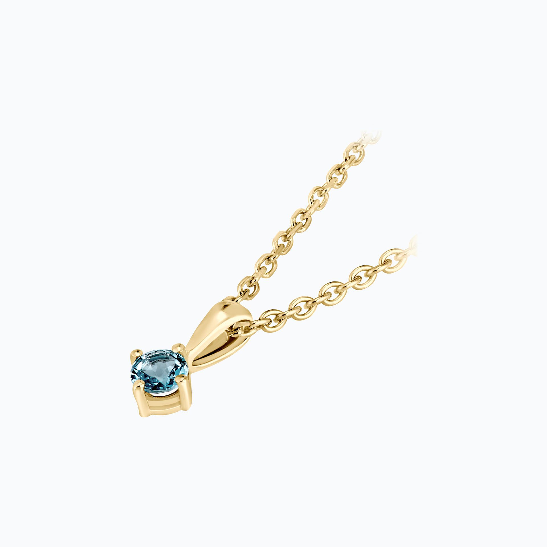 Pendentif Alva Aigue-Marine 3.5 mm