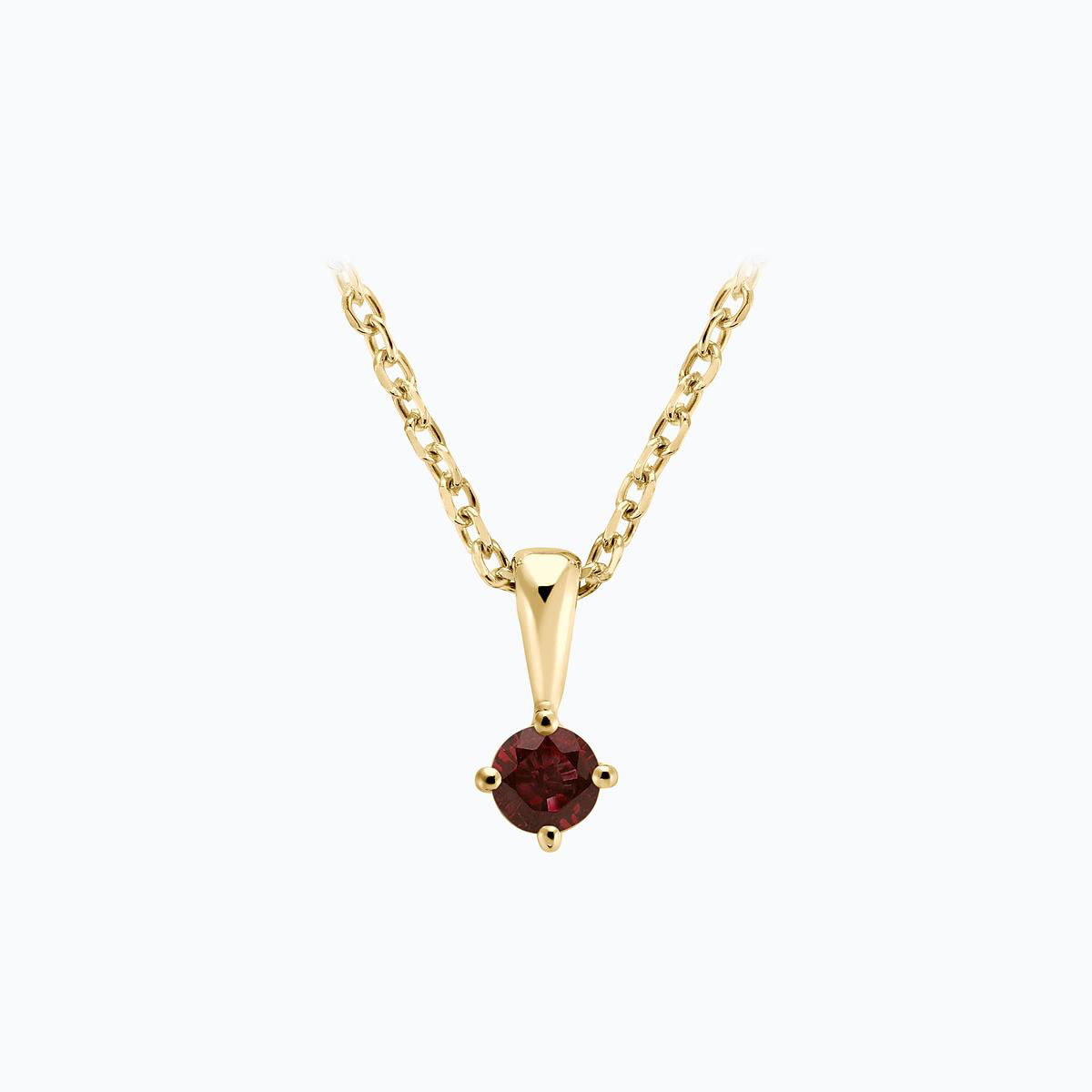 Pendentif Alva Grenat 3.5 mm