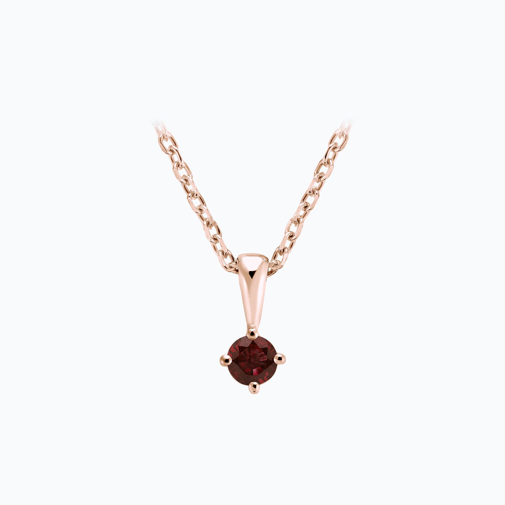 Pendentif Alva Grenat 3.5 mm