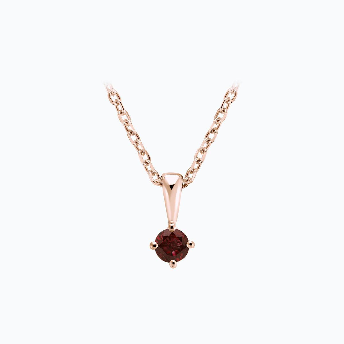 Pendentif Alva Grenat 3.5 mm