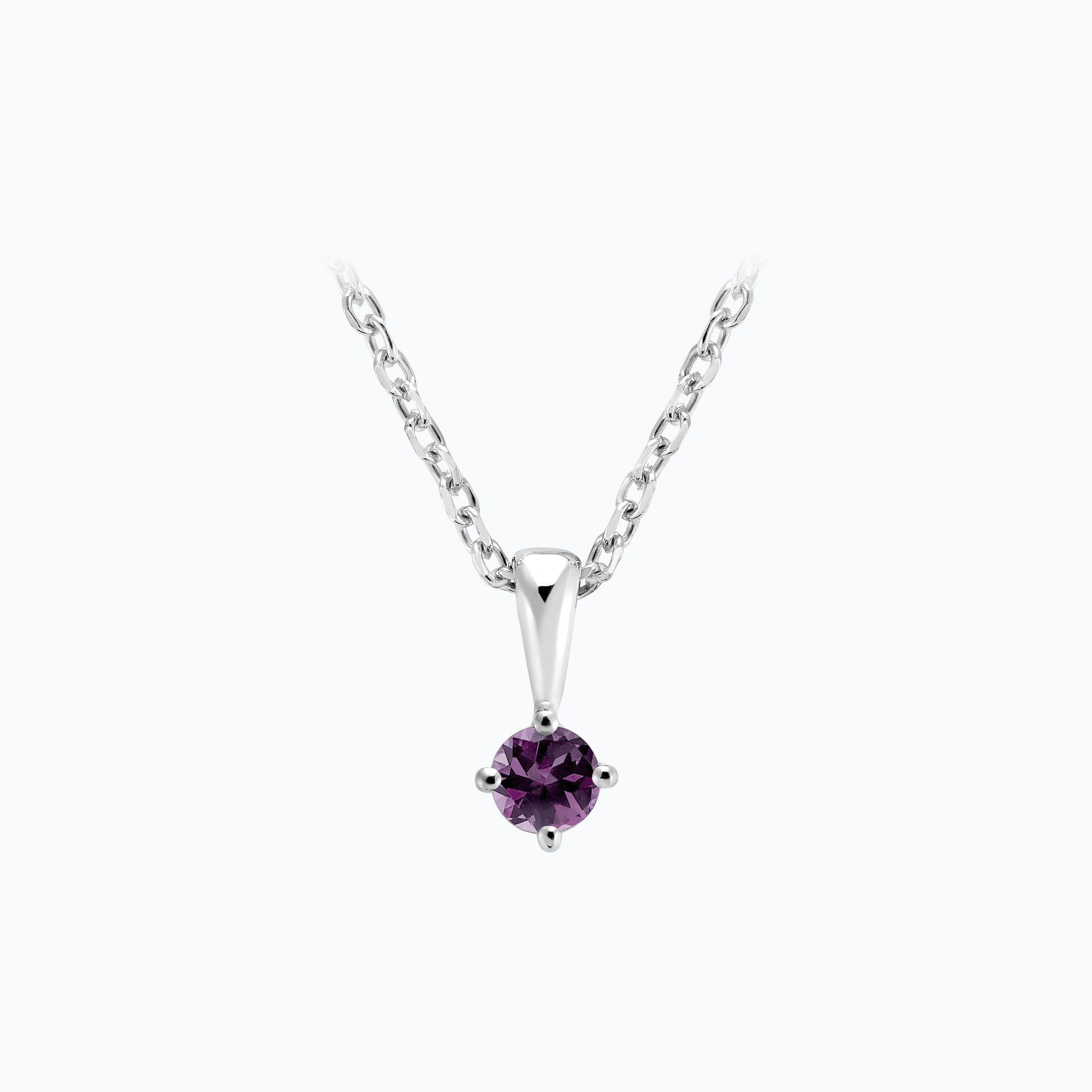 Pendentif Alva Saphir Violet 3.5 mm