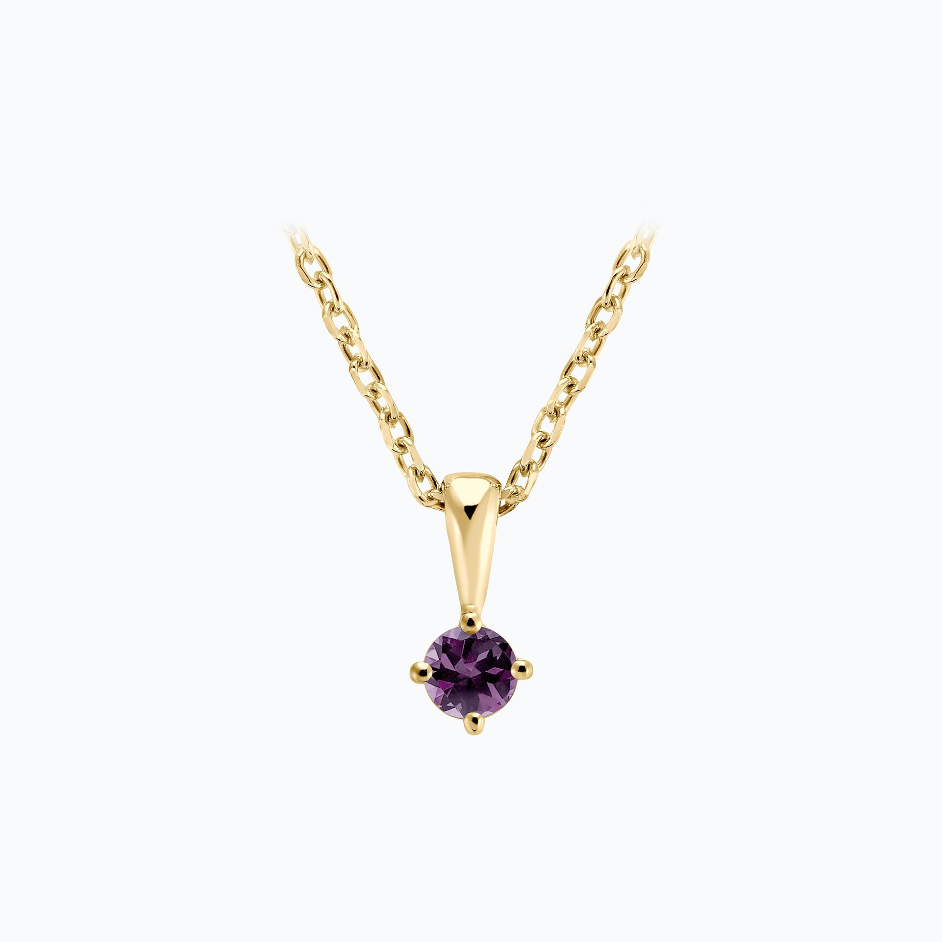 Pendentif Alva Saphir Violet 3.5 mm