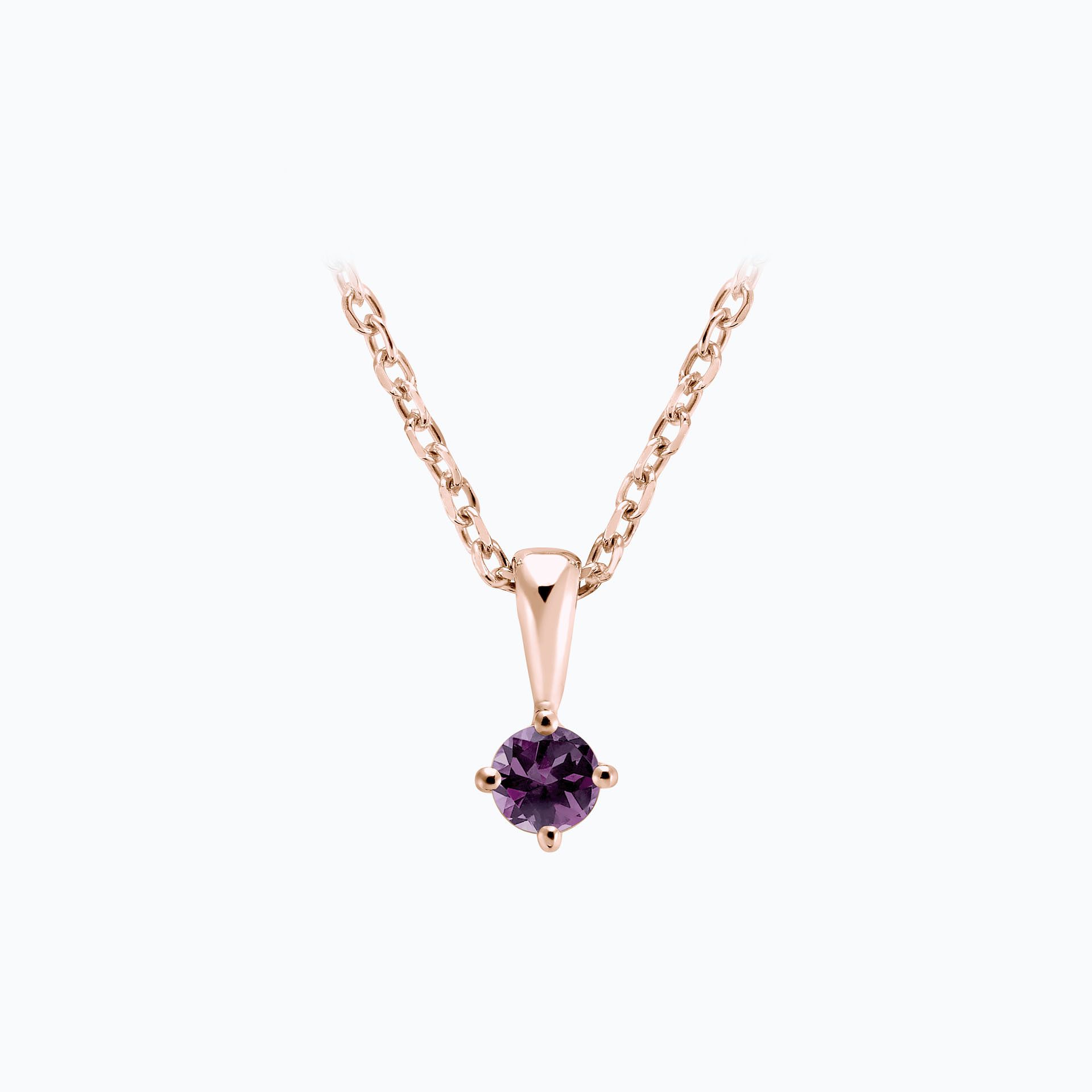 Pendentif Alva Saphir Violet 3.5 mm