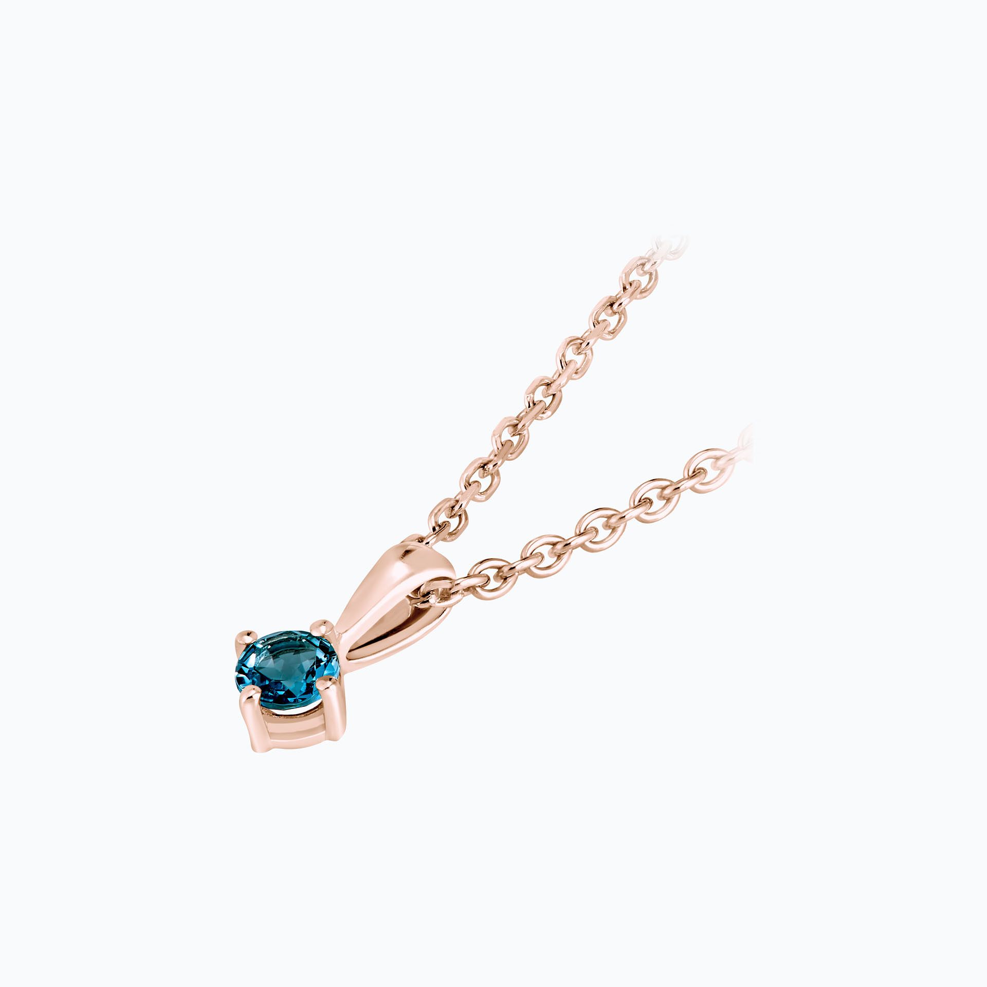 Pendentif Alva Topaze Blue London 3.5 mm
