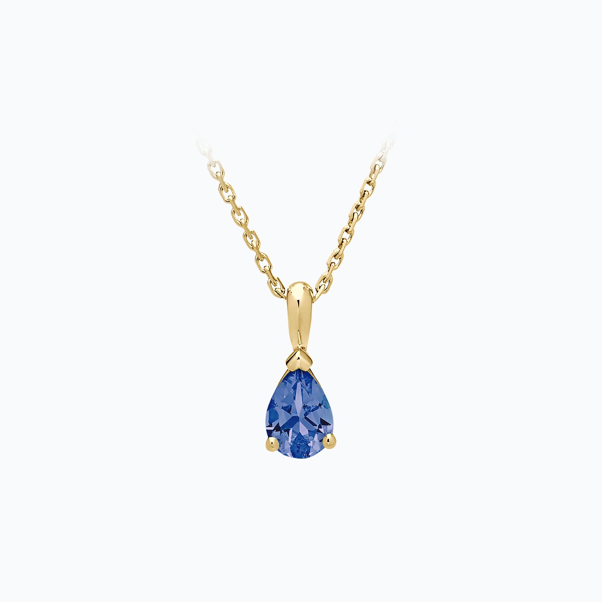 Pendentif Goutte Tanzanite 6 x 4 mm