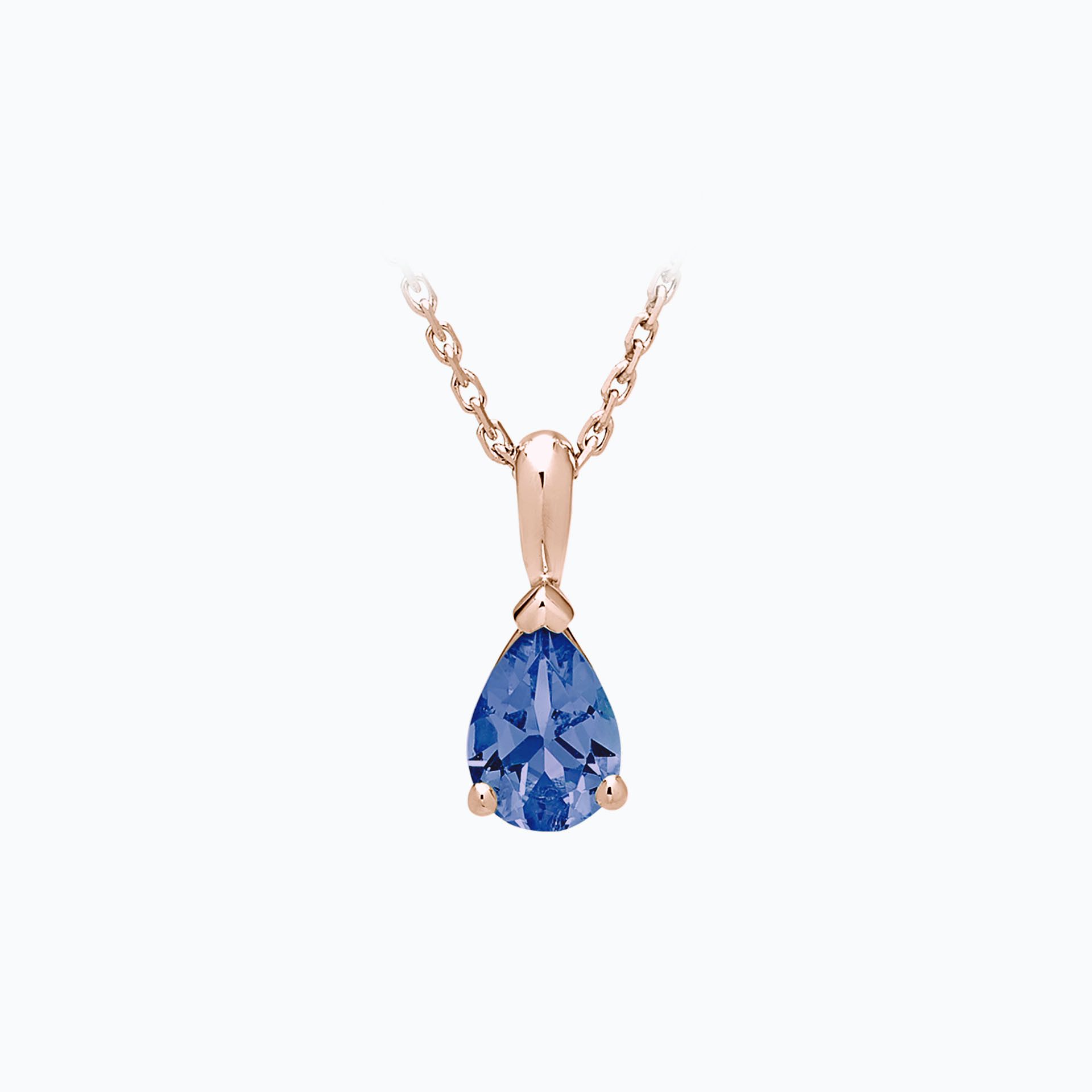 Pendentif Goutte Tanzanite 7 x 5 mm