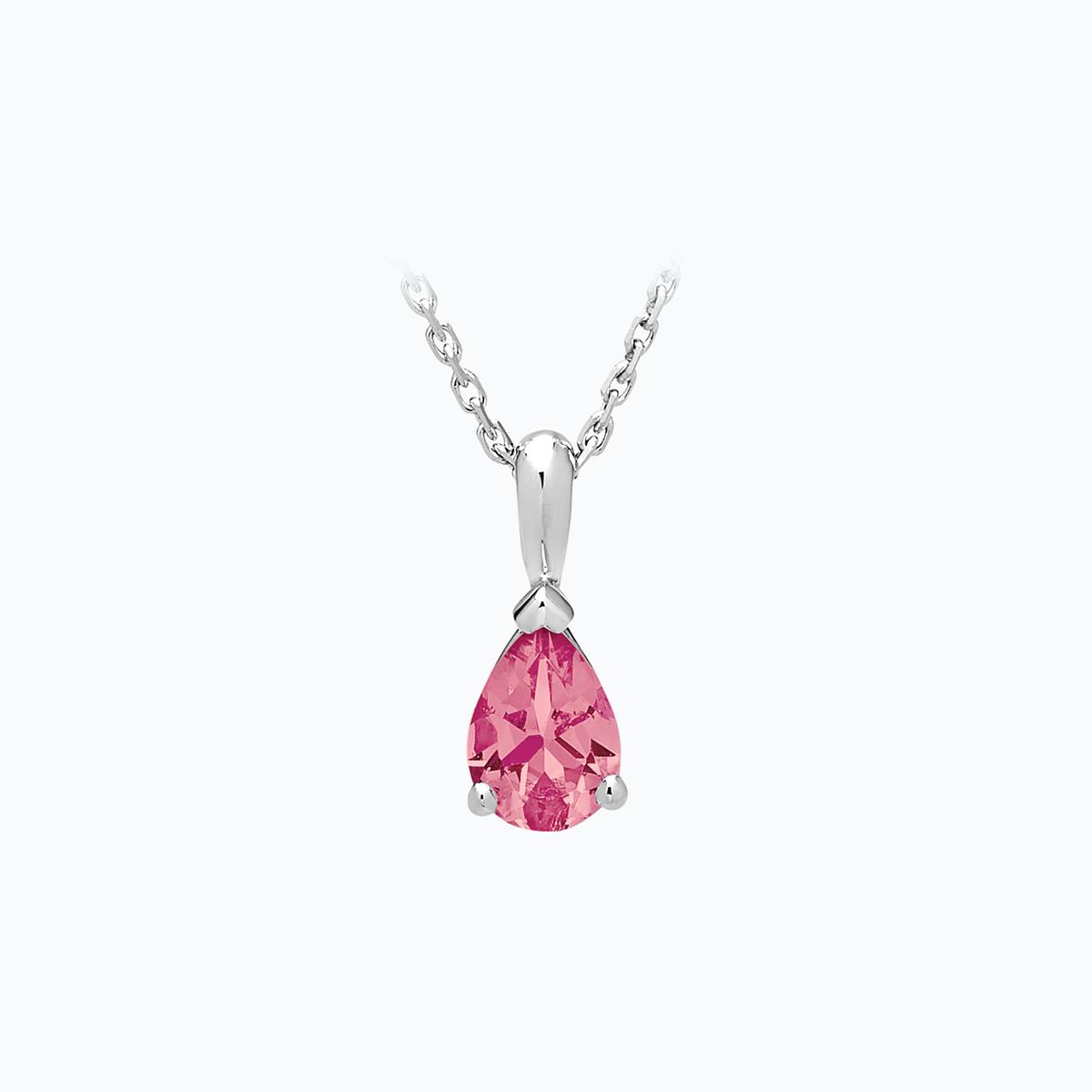 Pendentif Goutte Tourmaline 7 x 5 mm