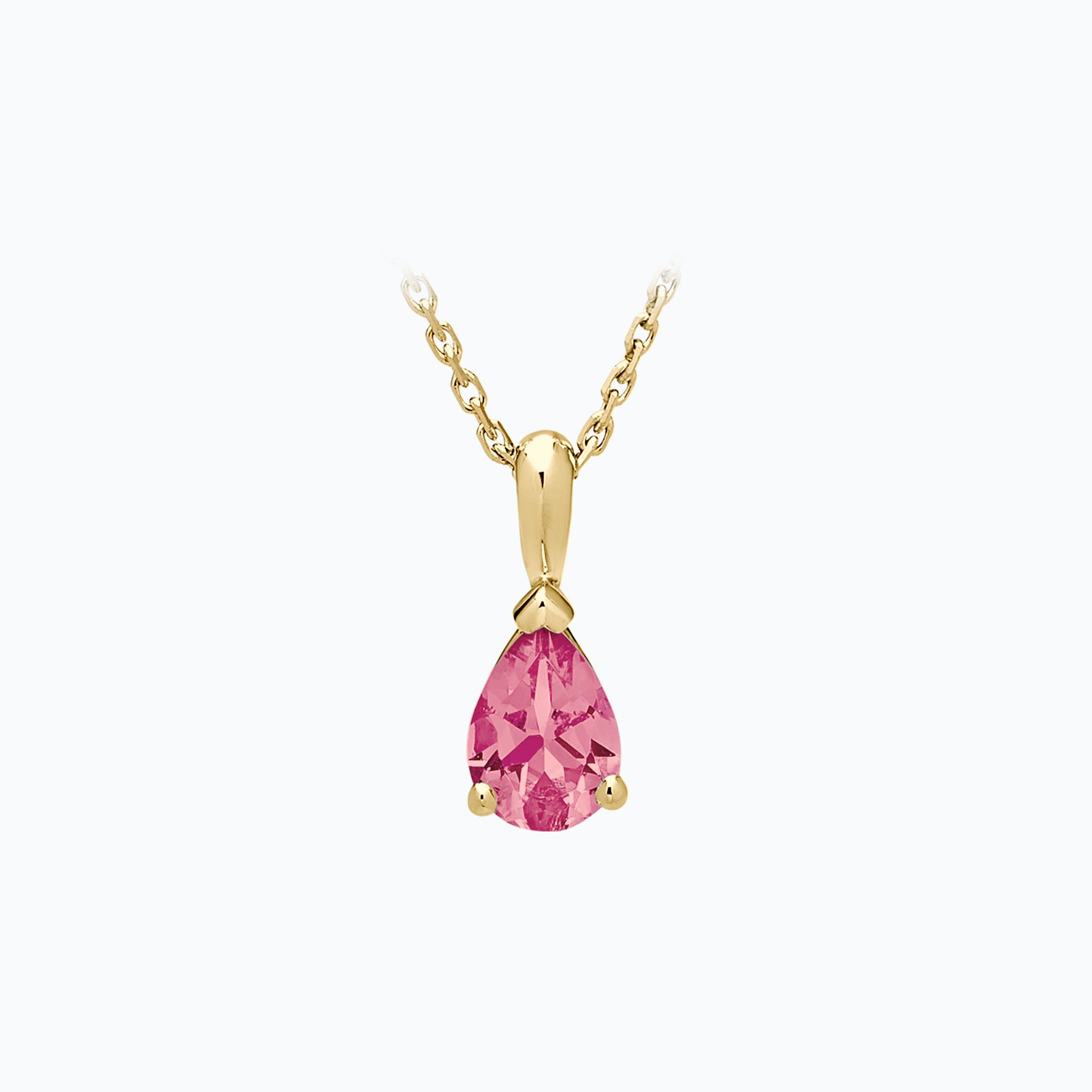 Pendentif Goutte Tourmaline 7 x 5 mm