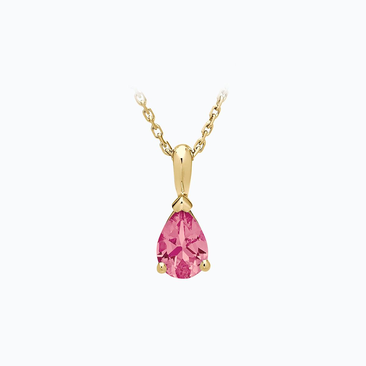 Pendentif Goutte Tourmaline 7 x 5 mm