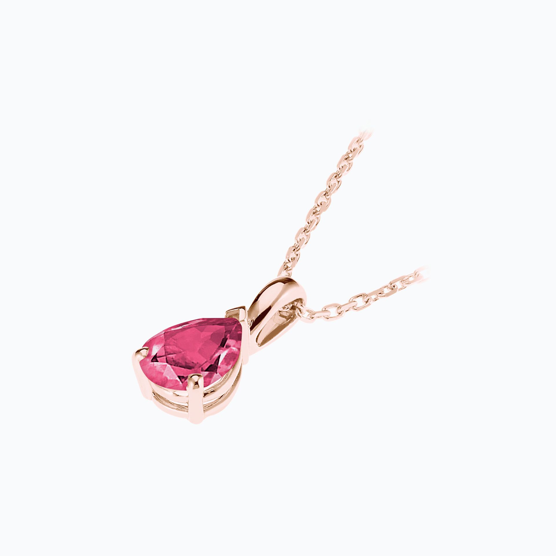Pendentif Goutte Tourmaline 7 x 5 mm