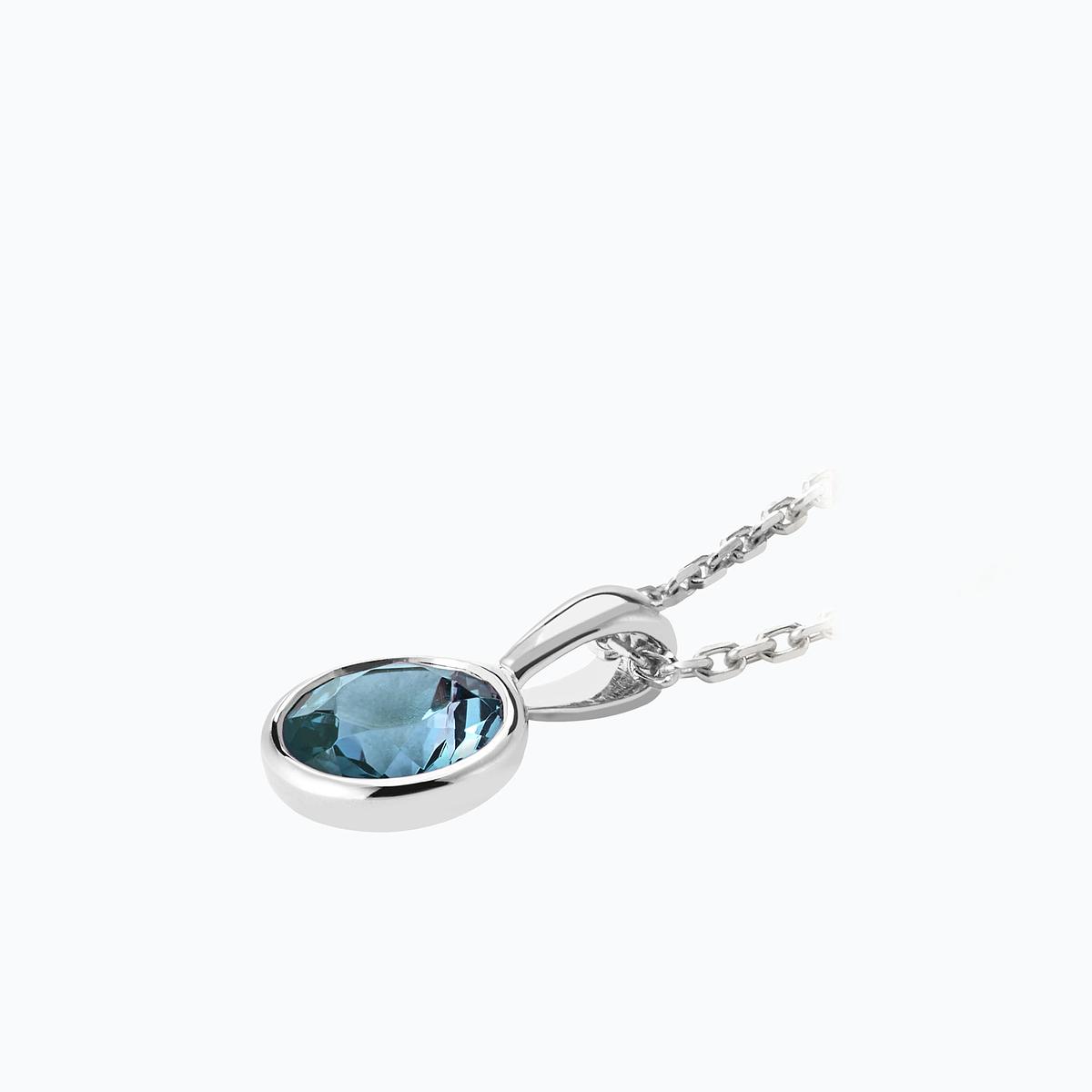 Pendentif Harmony Aigue-Marine 6 mm