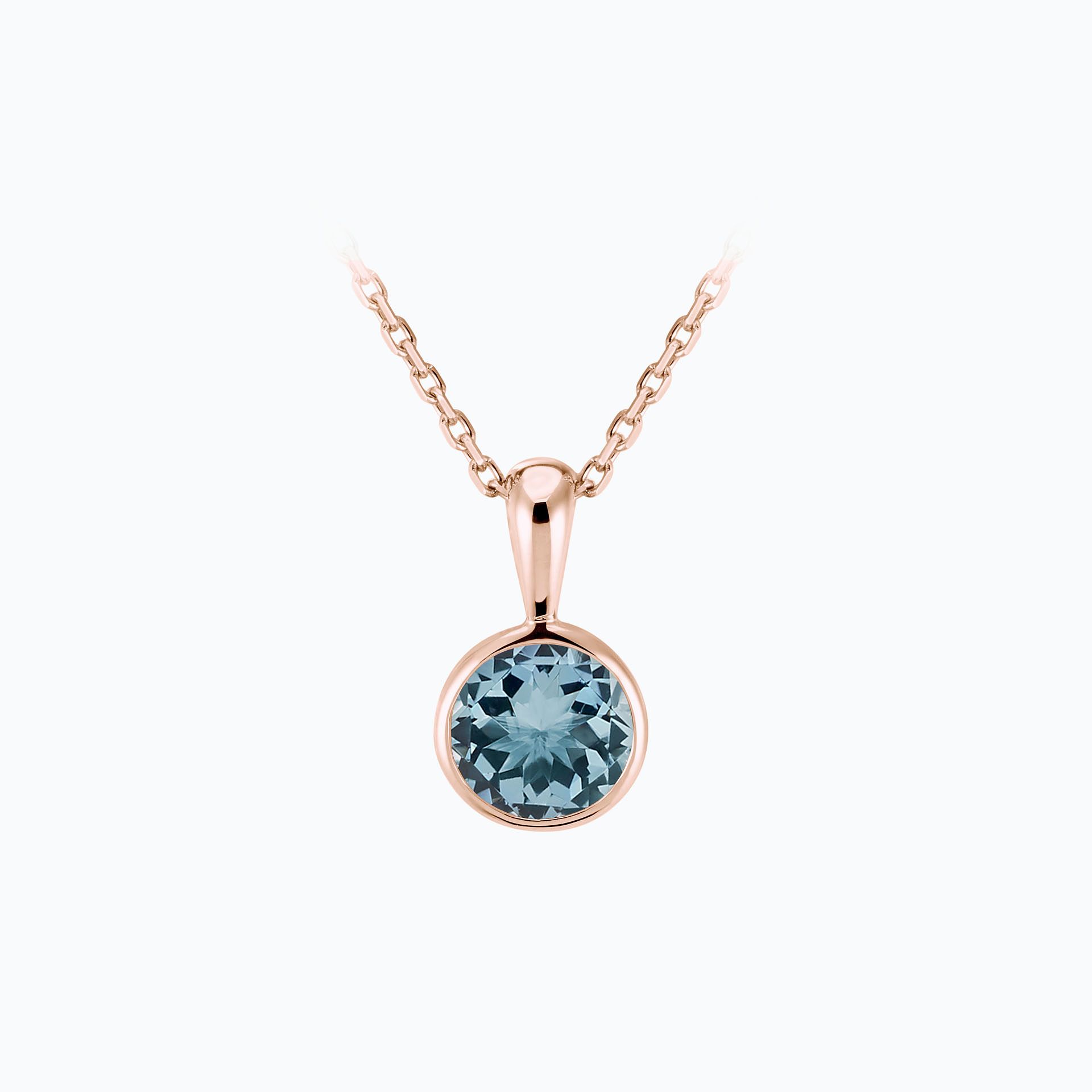 Pendentif Harmony Aigue-Marine 6 mm