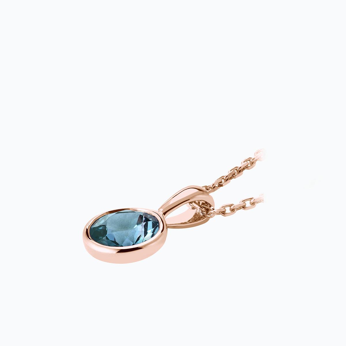 Pendentif Harmony Aigue-Marine 6 mm