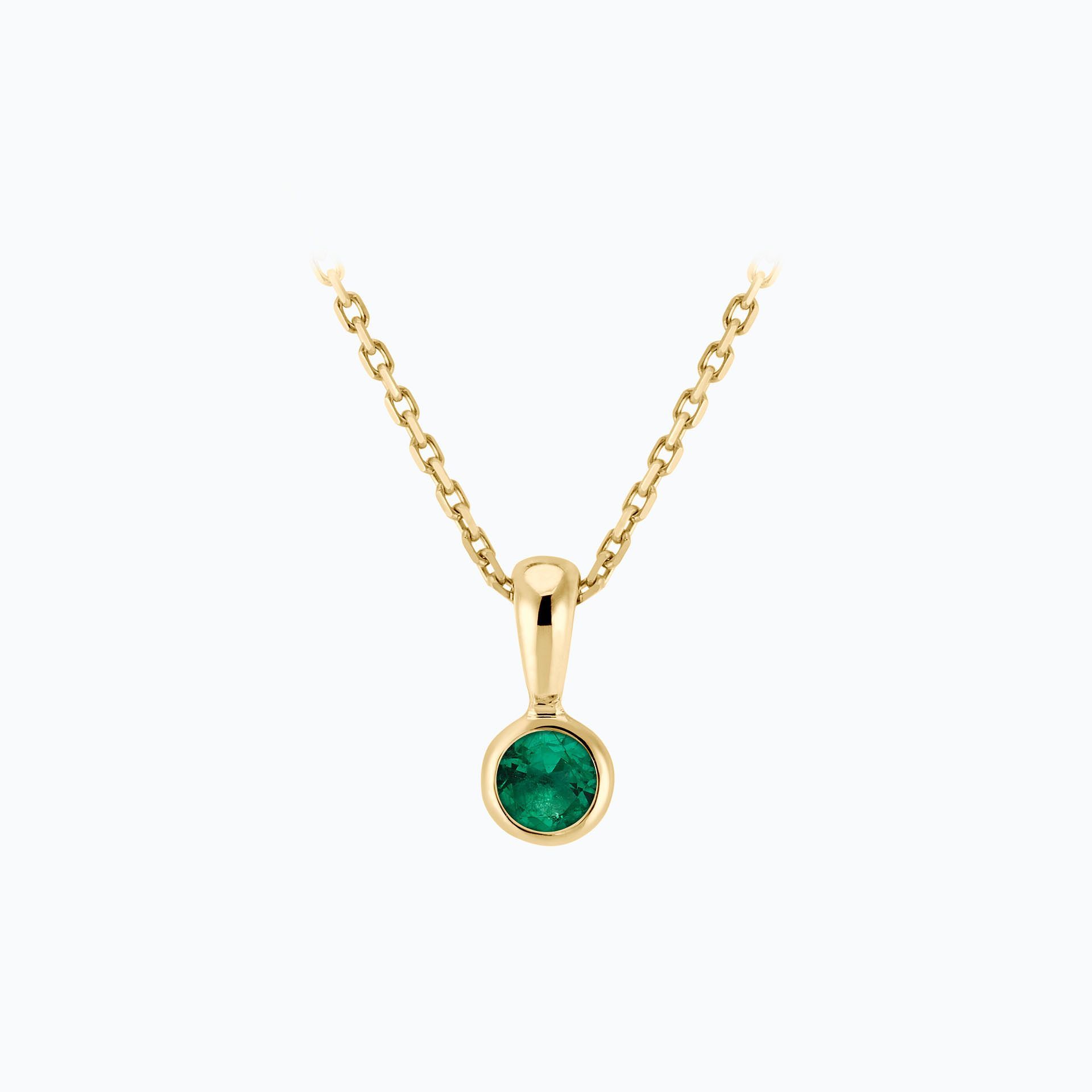 Pendentif Harmony Émeraude 3.5 mm