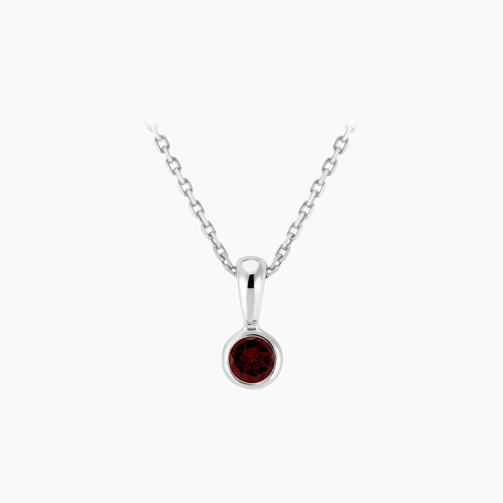 Pendentif Harmony Grenat 3.5 mm