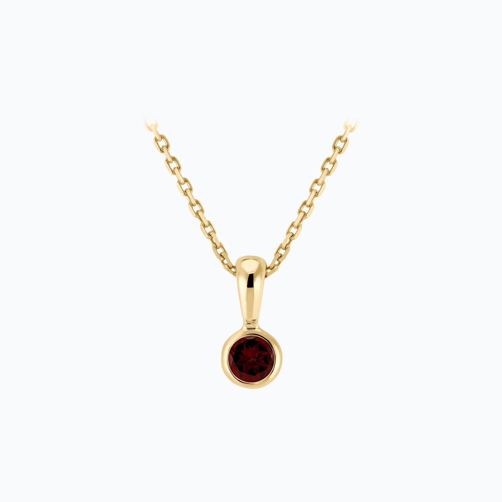Pendentif Harmony Grenat 3.5 mm