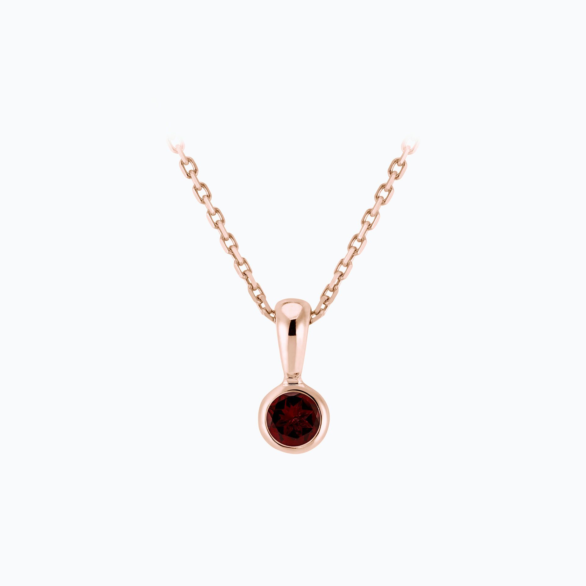 Pendentif Harmony Grenat 3.5 mm
