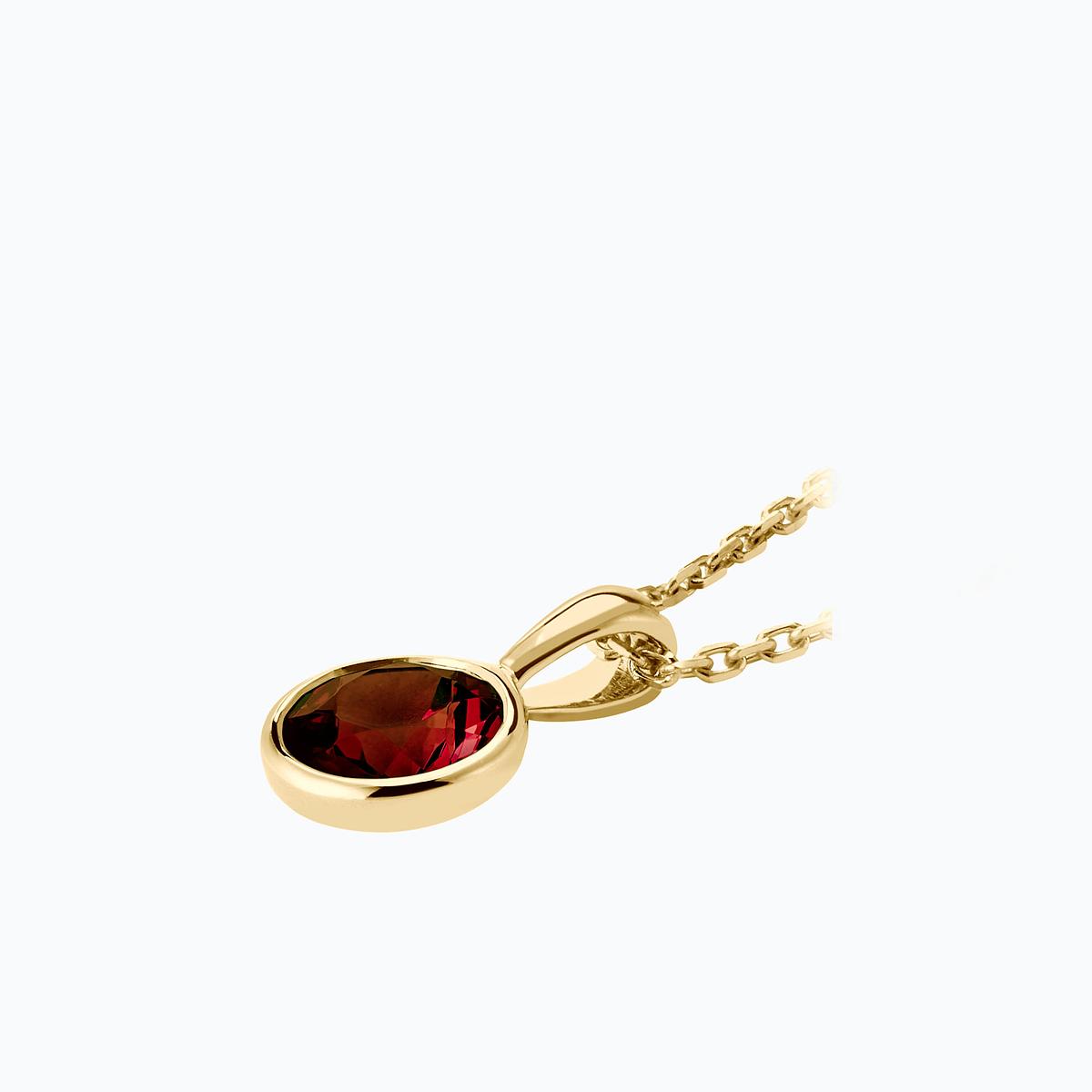 Pendentif Harmony Grenat 6 mm