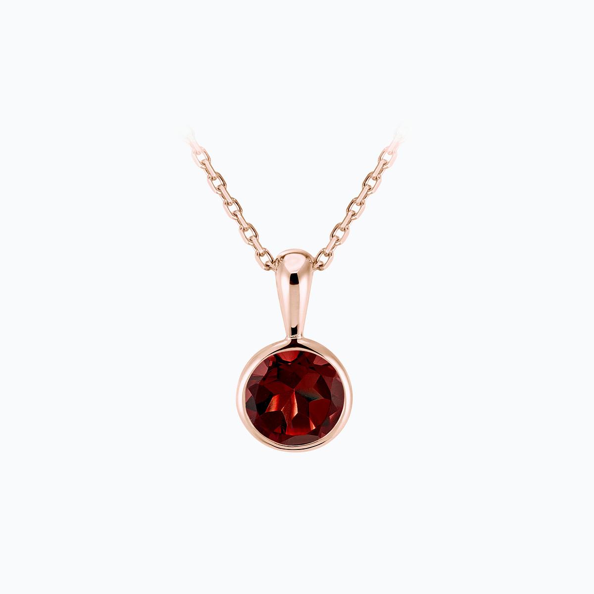Pendentif Harmony Grenat 6 mm