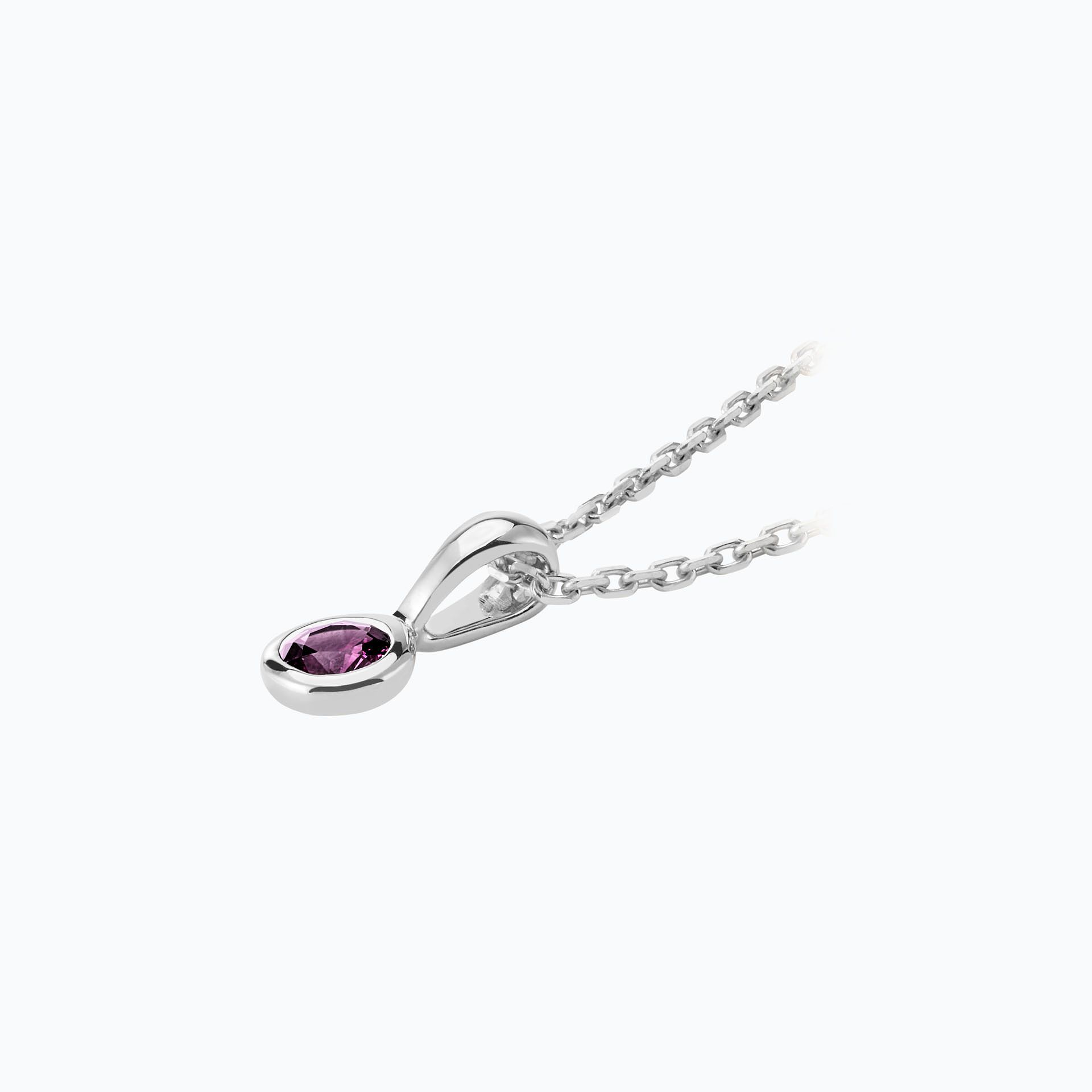 Pendentif Harmony Saphir Violet 3.5 mm