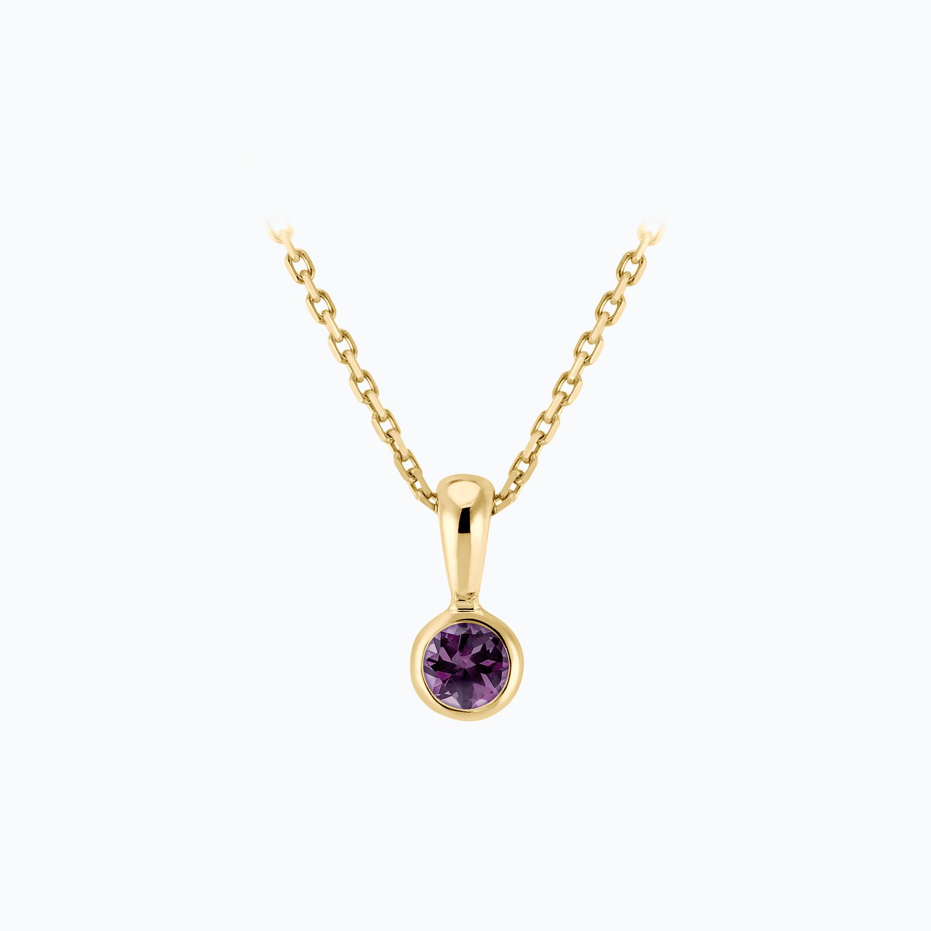 Pendentif Harmony Saphir Violet 3.5 mm