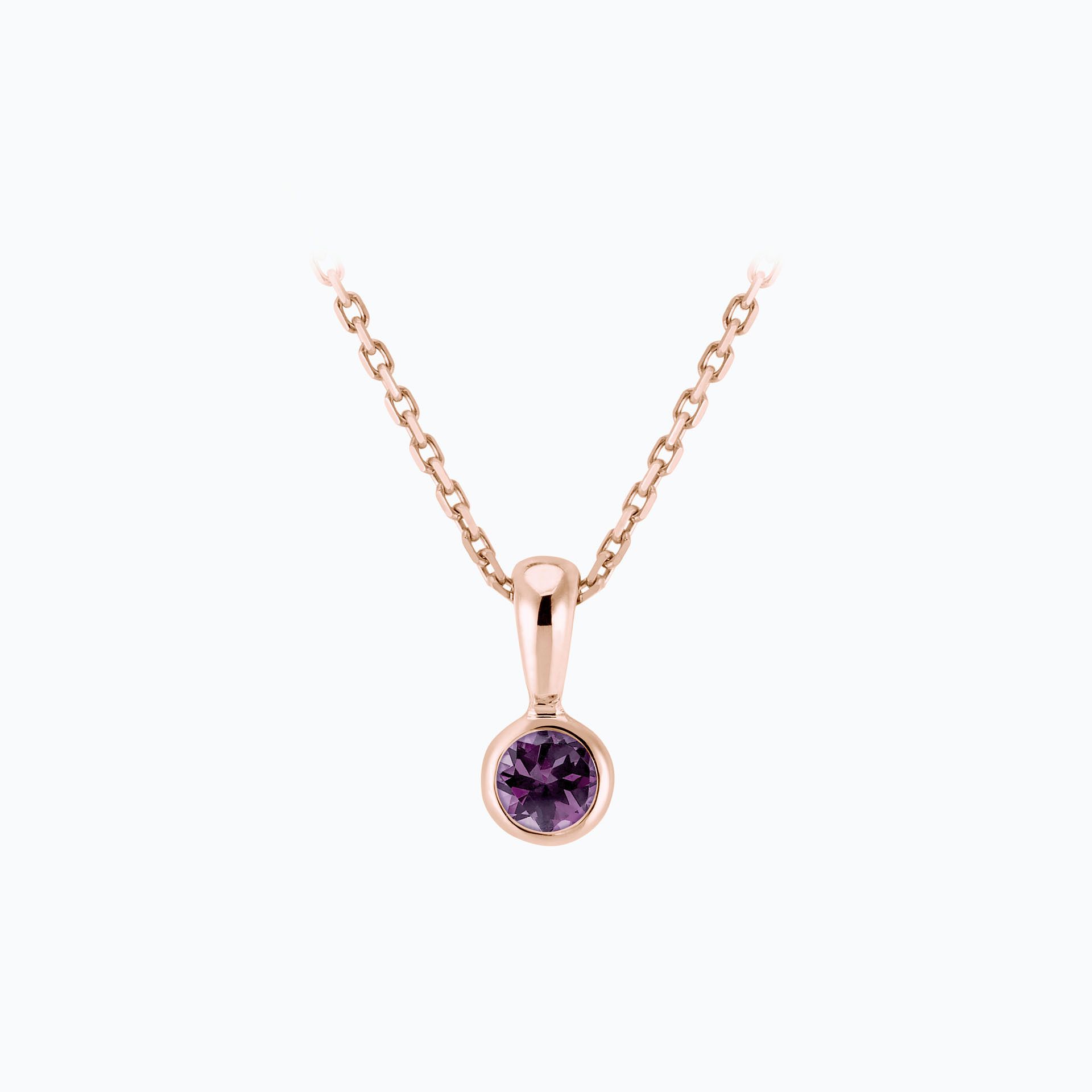 Pendentif Harmony Saphir Violet 3.5 mm