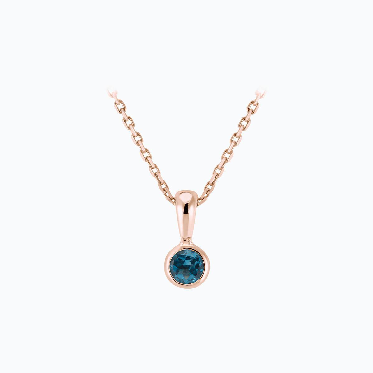 Pendentif Harmony Topaze Blue London 3.5 mm