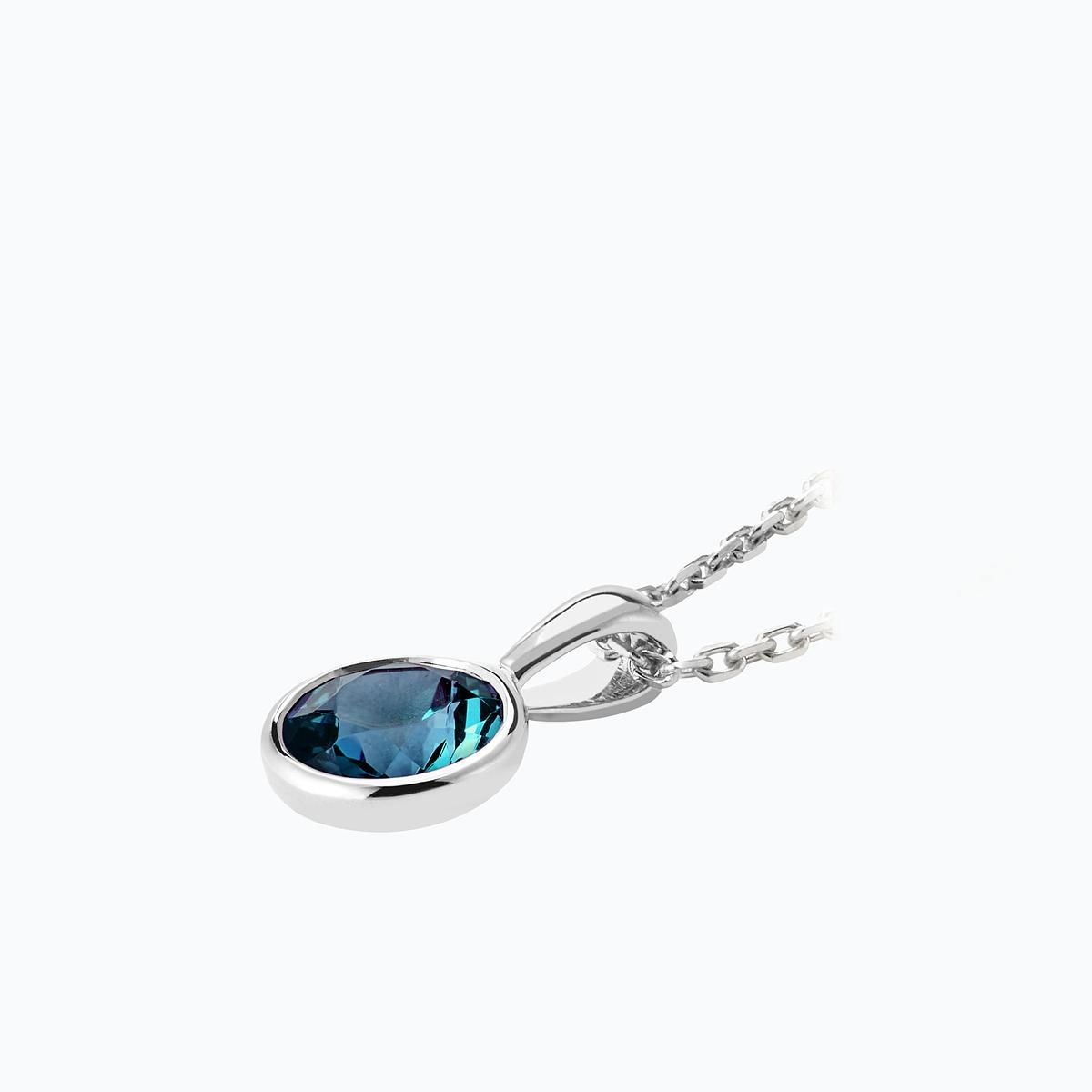 Pendentif Harmony Topaze Blue London 6 mm
