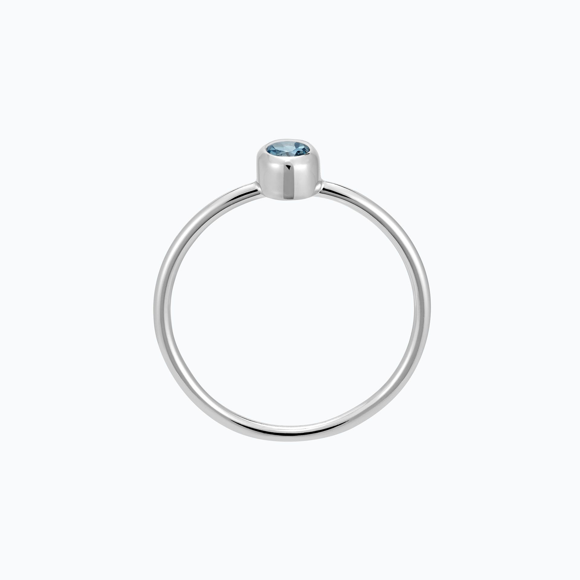 Solitaire Allure Aigue-Marine