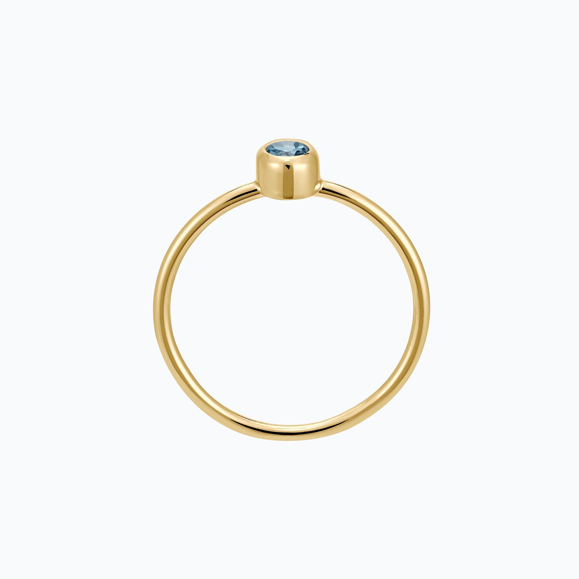 Solitaire Allure Aigue-Marine