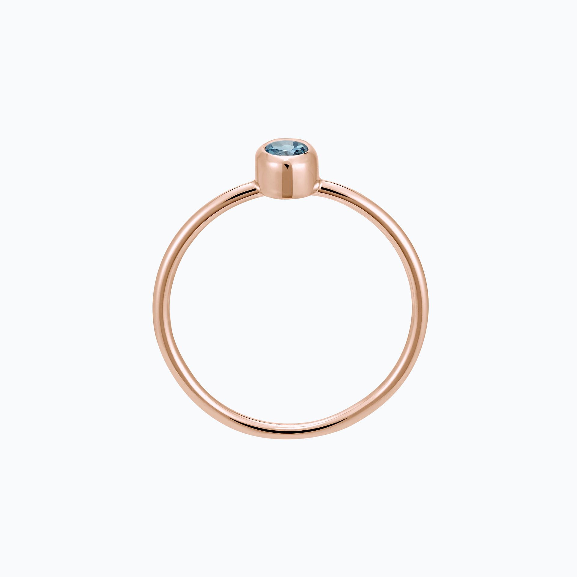 Solitaire Allure Aigue-Marine