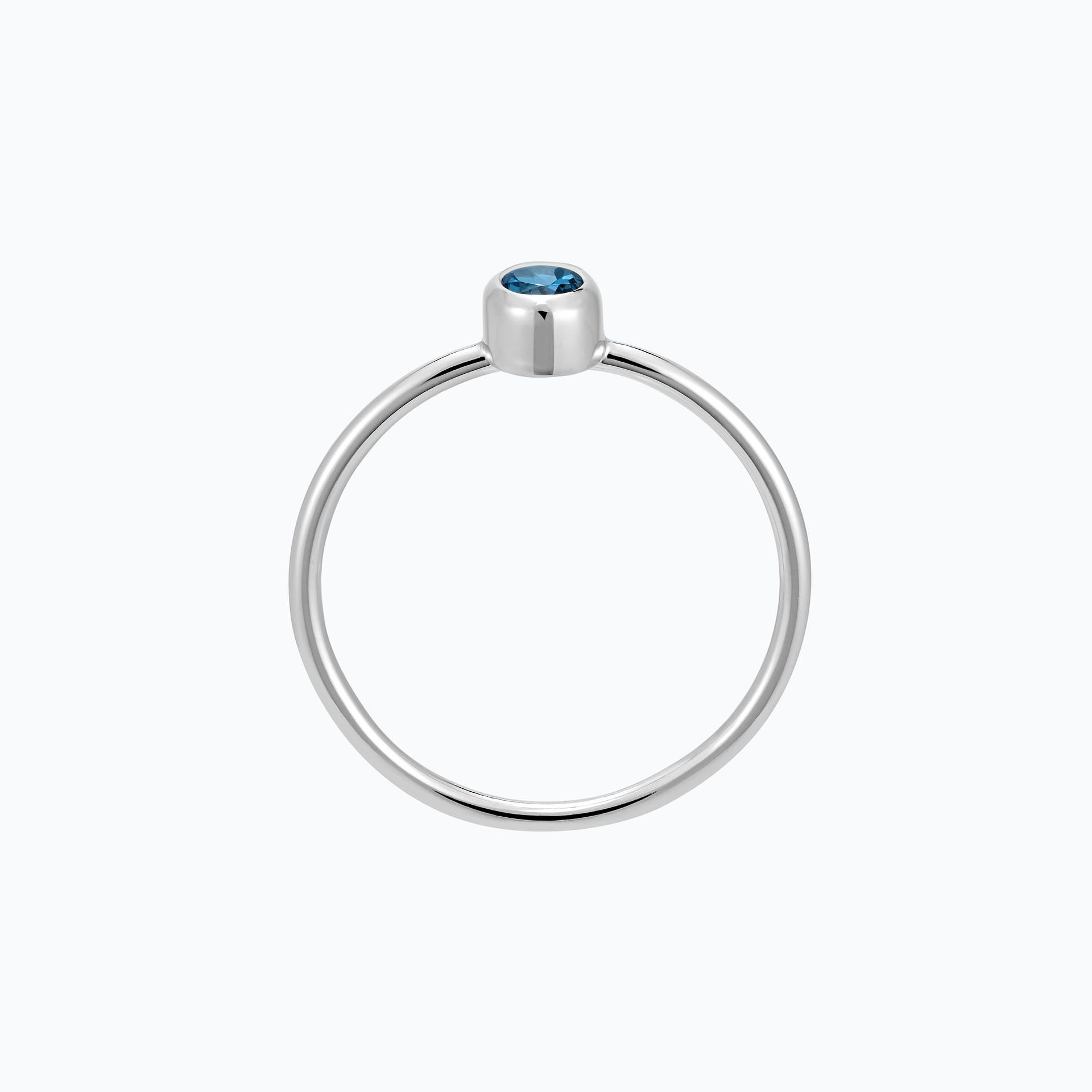 Solitaire Allure Topaze Blue London