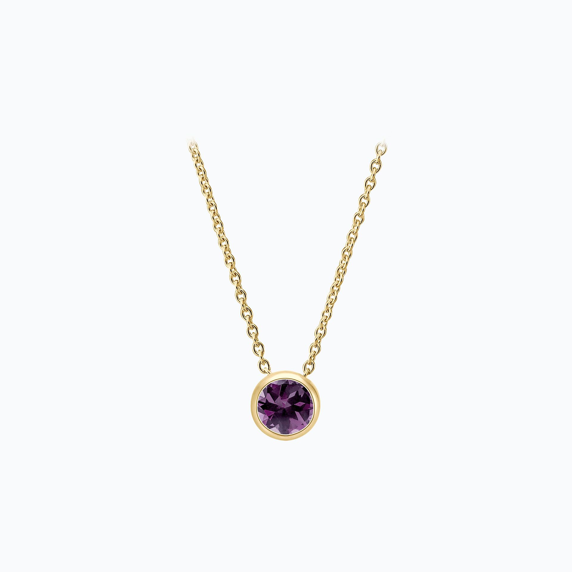 Collier Harmony Saphir Violet 3.5 mm