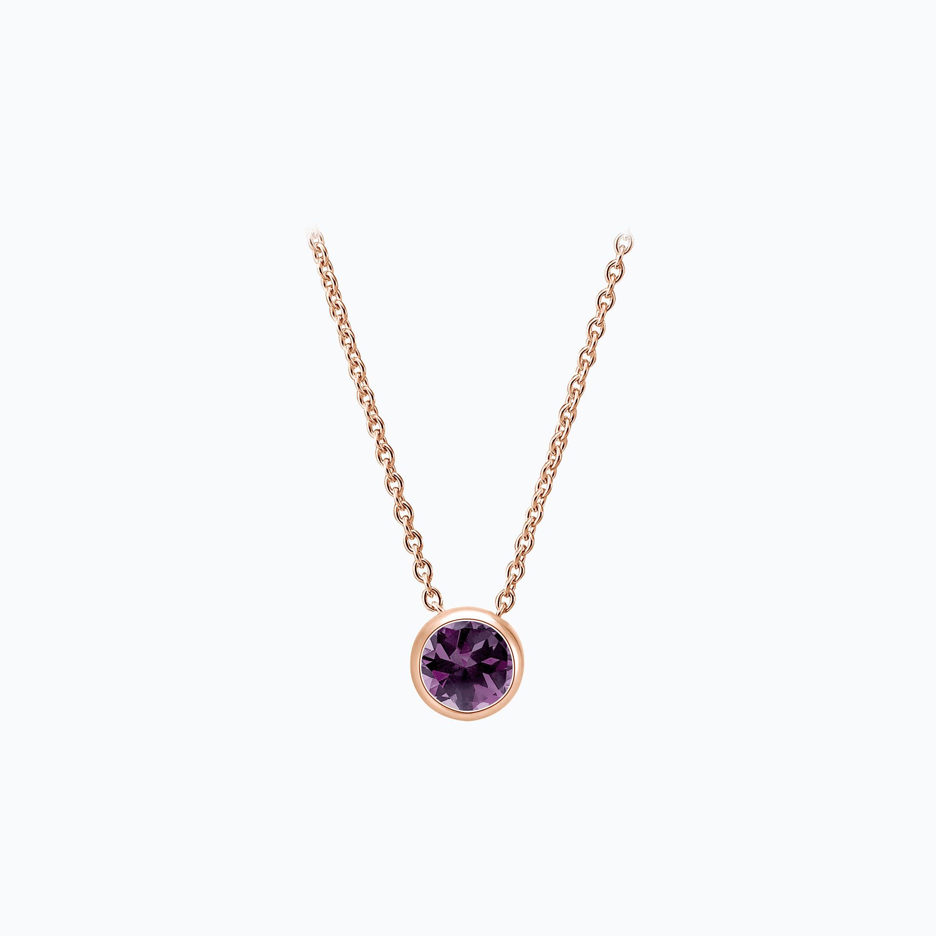 Collier Harmony Saphir Violet 3.5 mm
