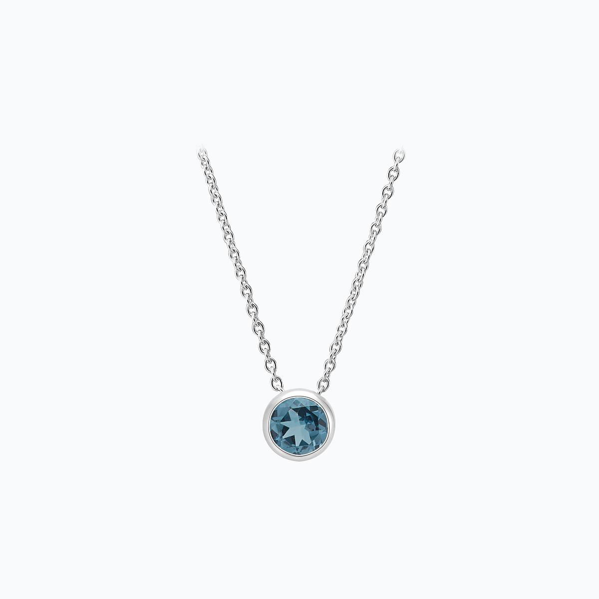 Collier Harmony Topaze Blue London 3.5 mm