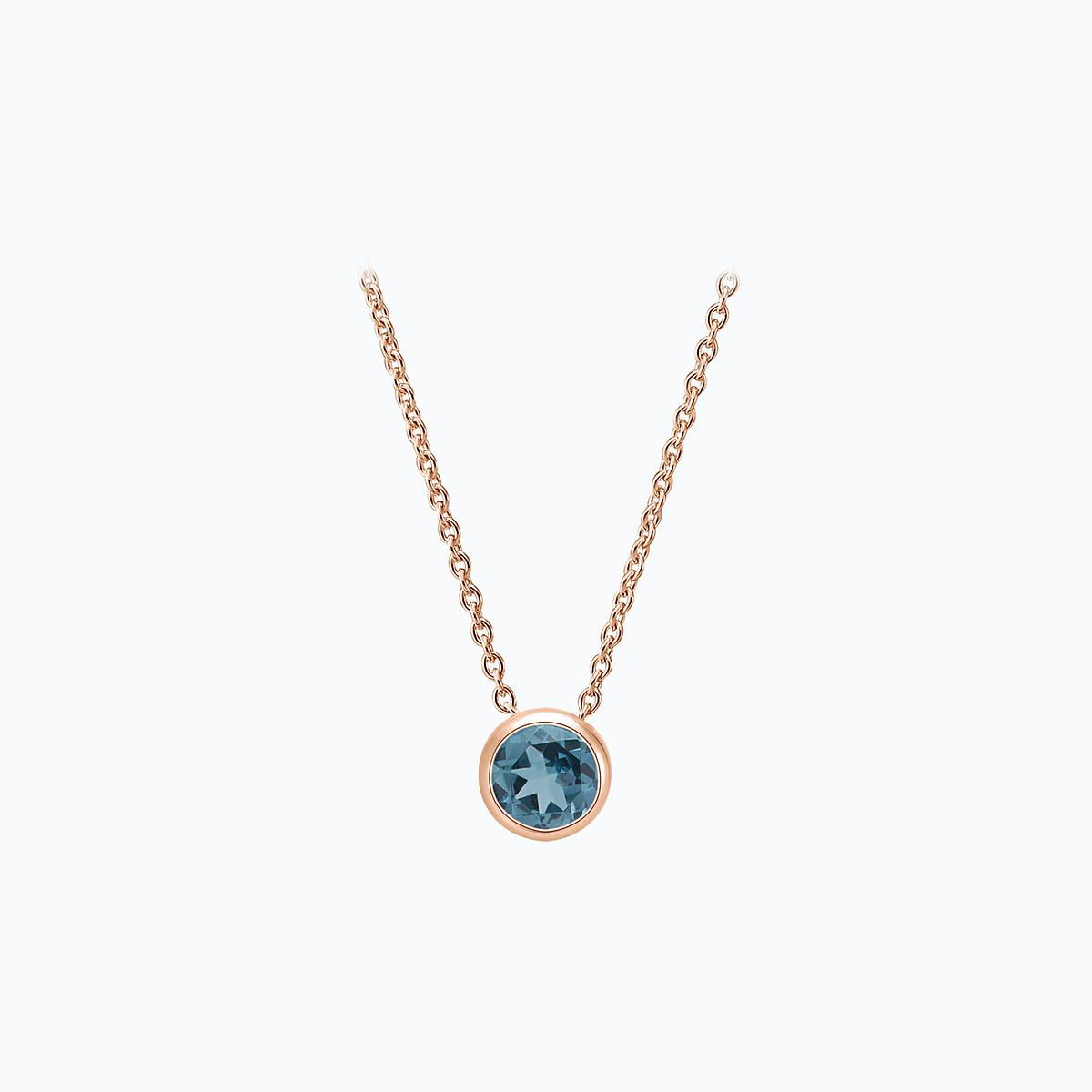 Collier Harmony Topaze Blue London 3.5 mm