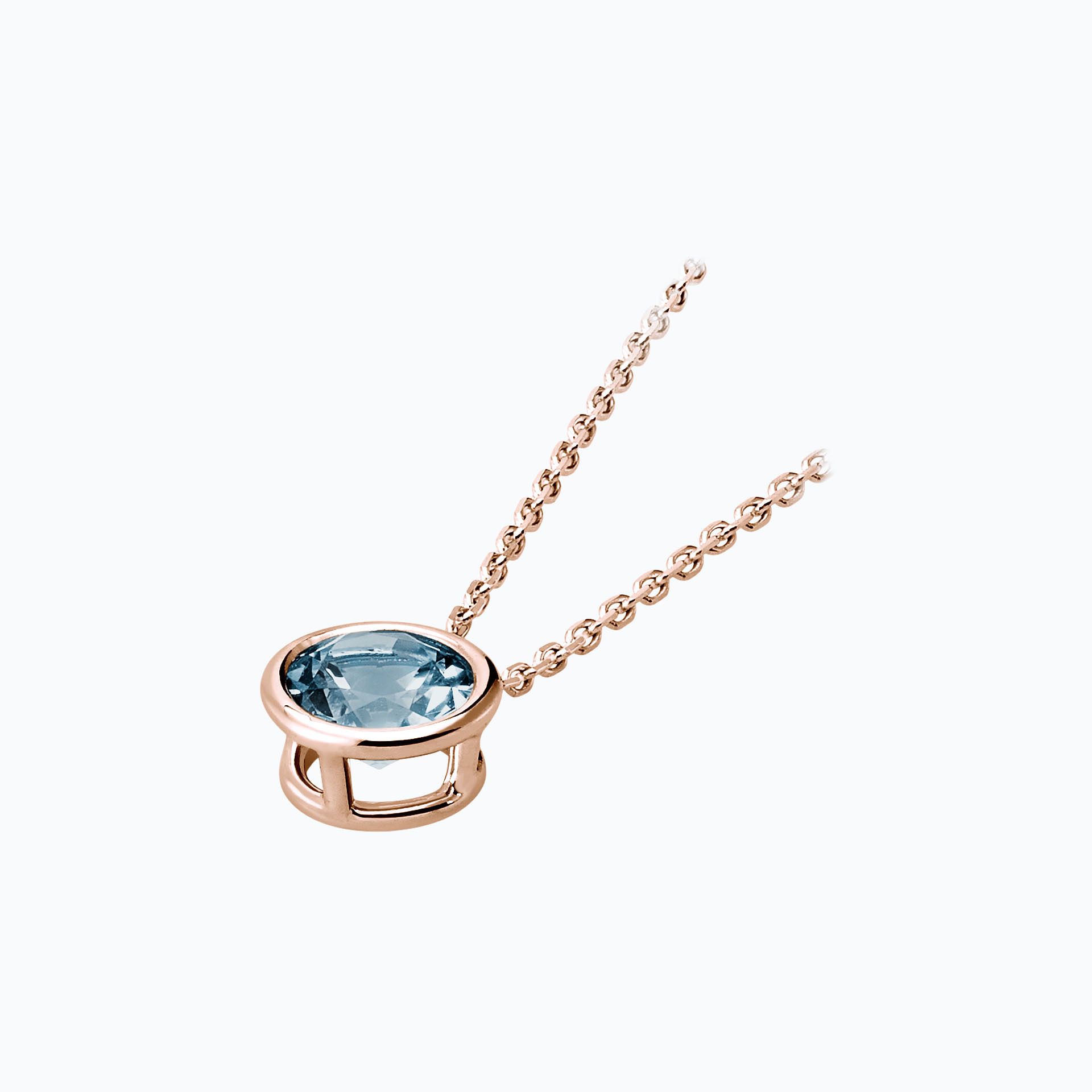 Collier Nymphéa Aigue-Marine