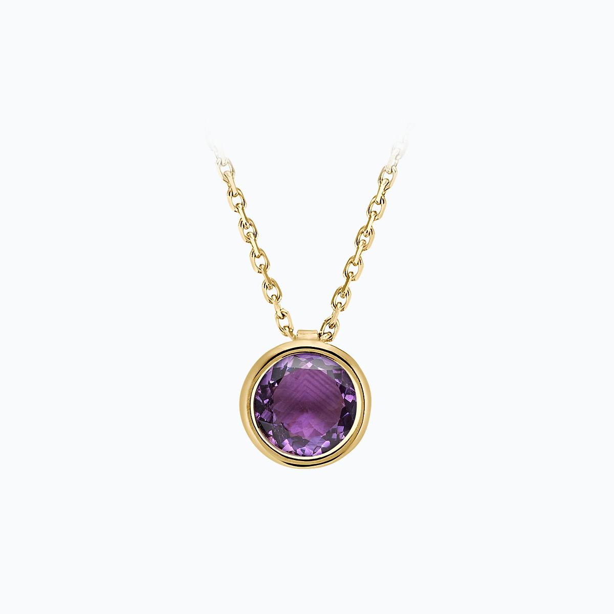 Collier Nymphéa Améthyste