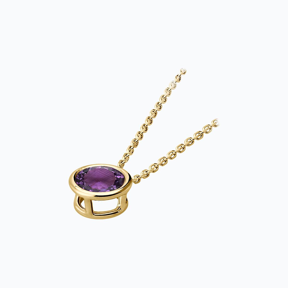 Collier Nymphéa Améthyste