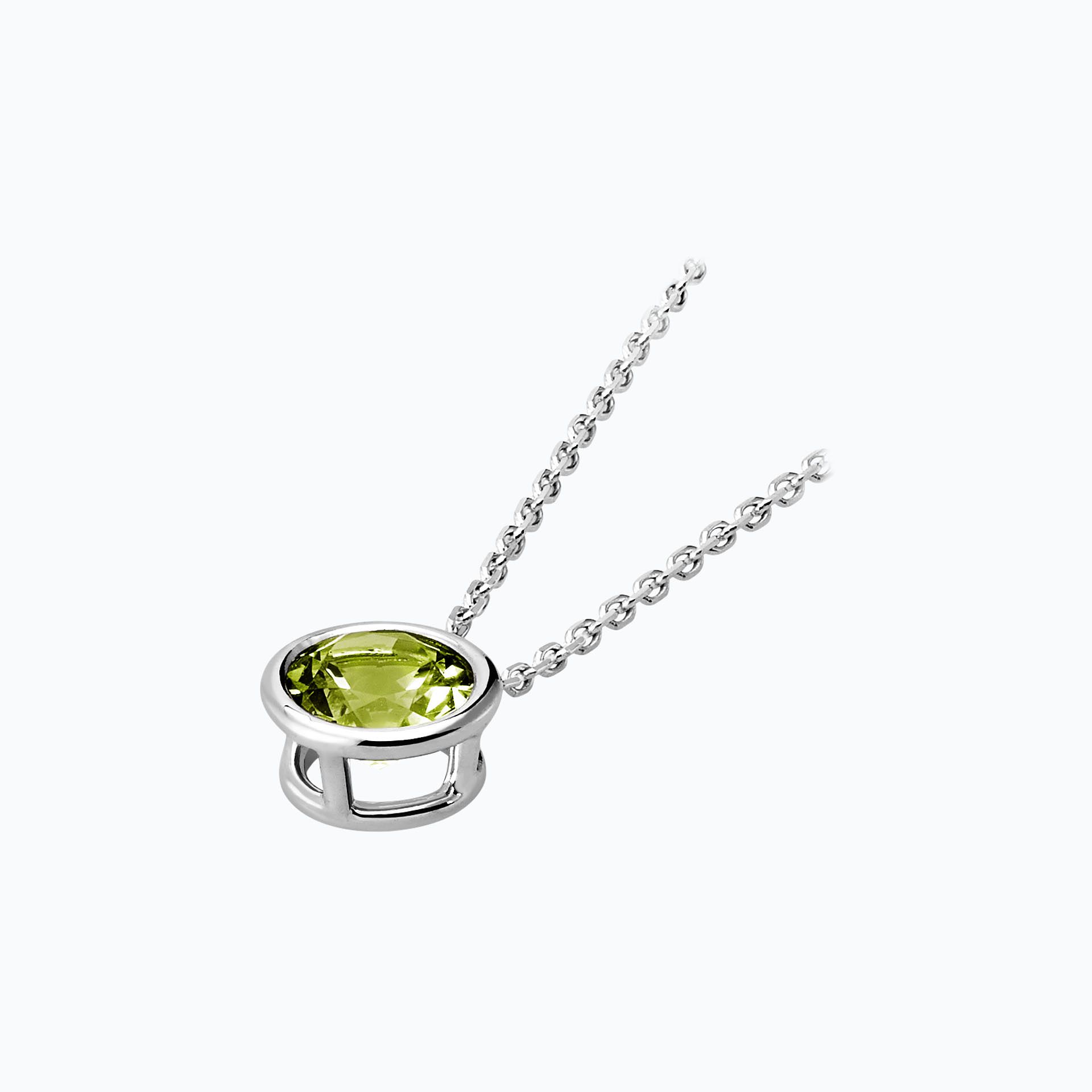 Collier Nymphéa Péridot