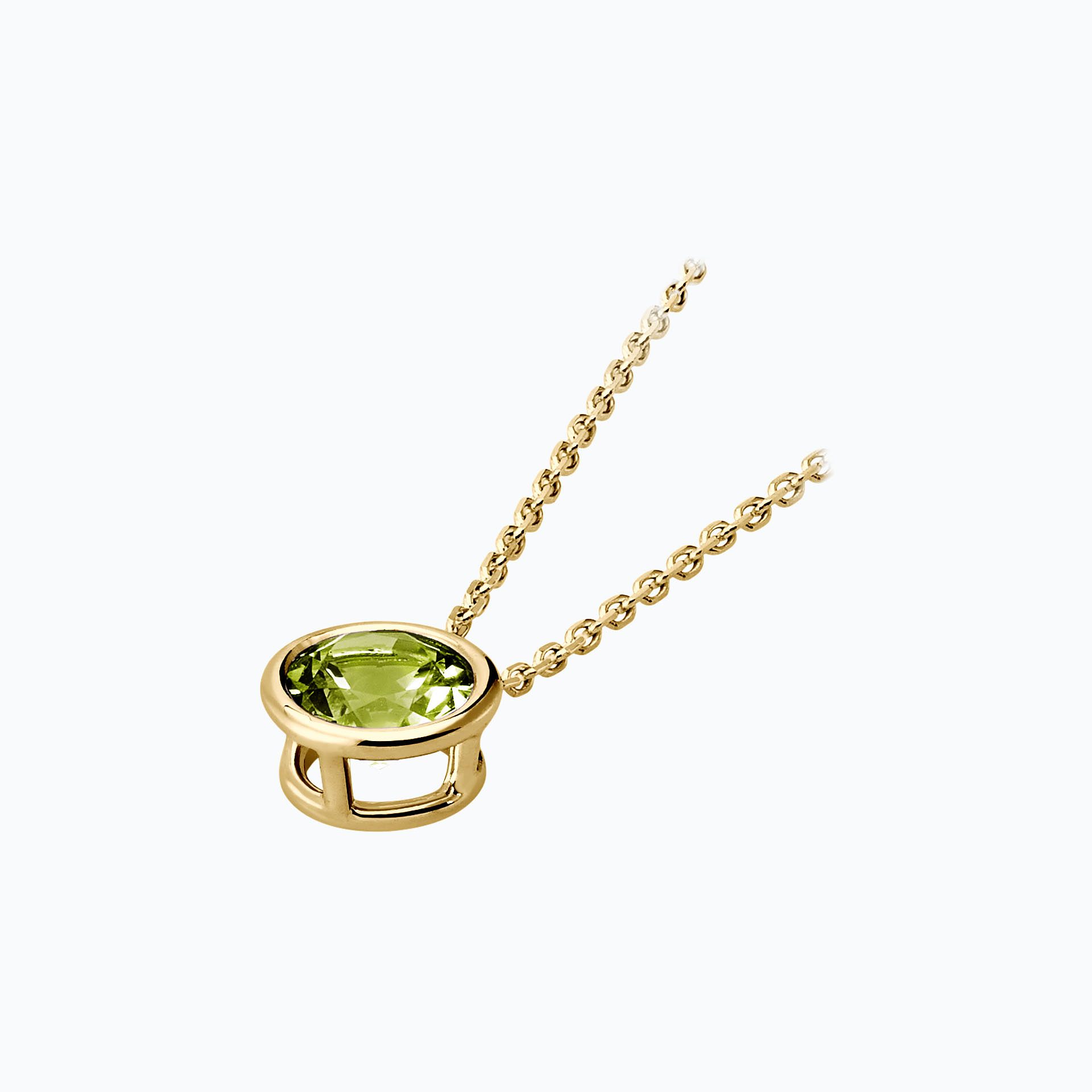 Collier Nymphéa Péridot