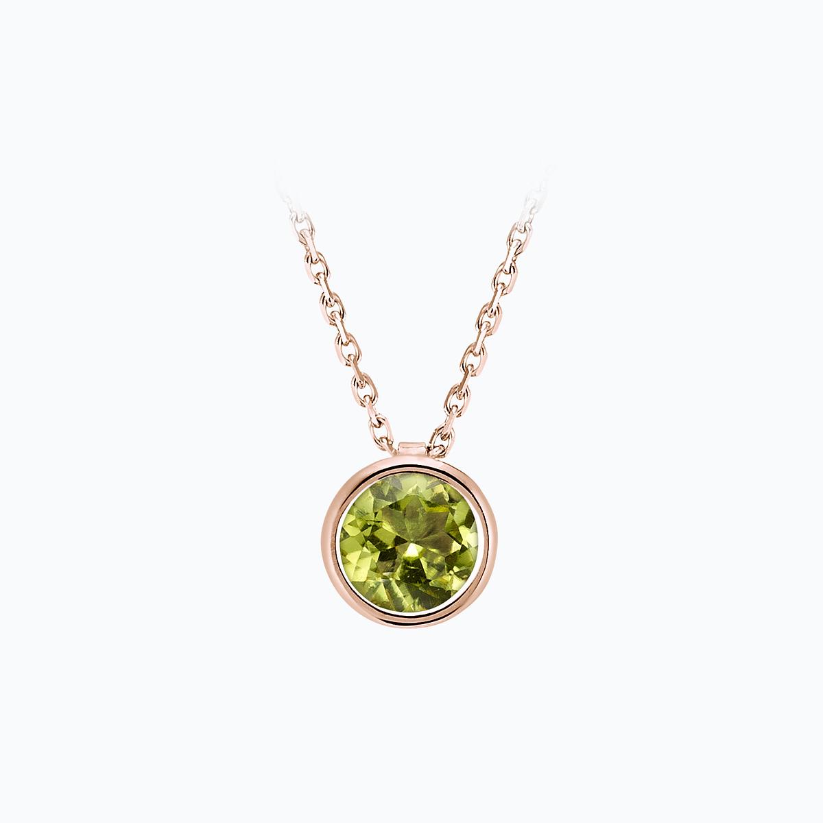 Collier Nymphéa Péridot