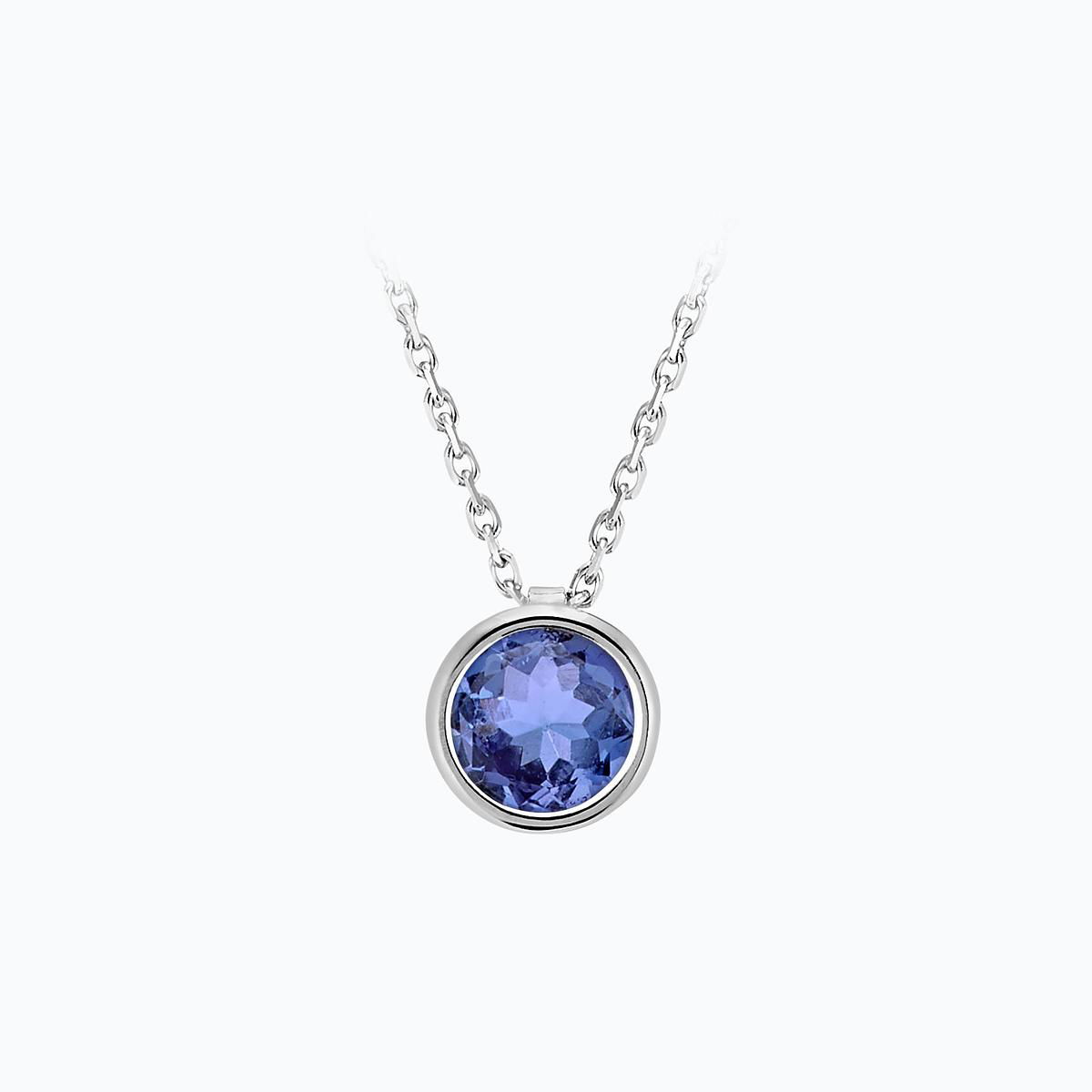 Collier Nymphéa Tanzanite