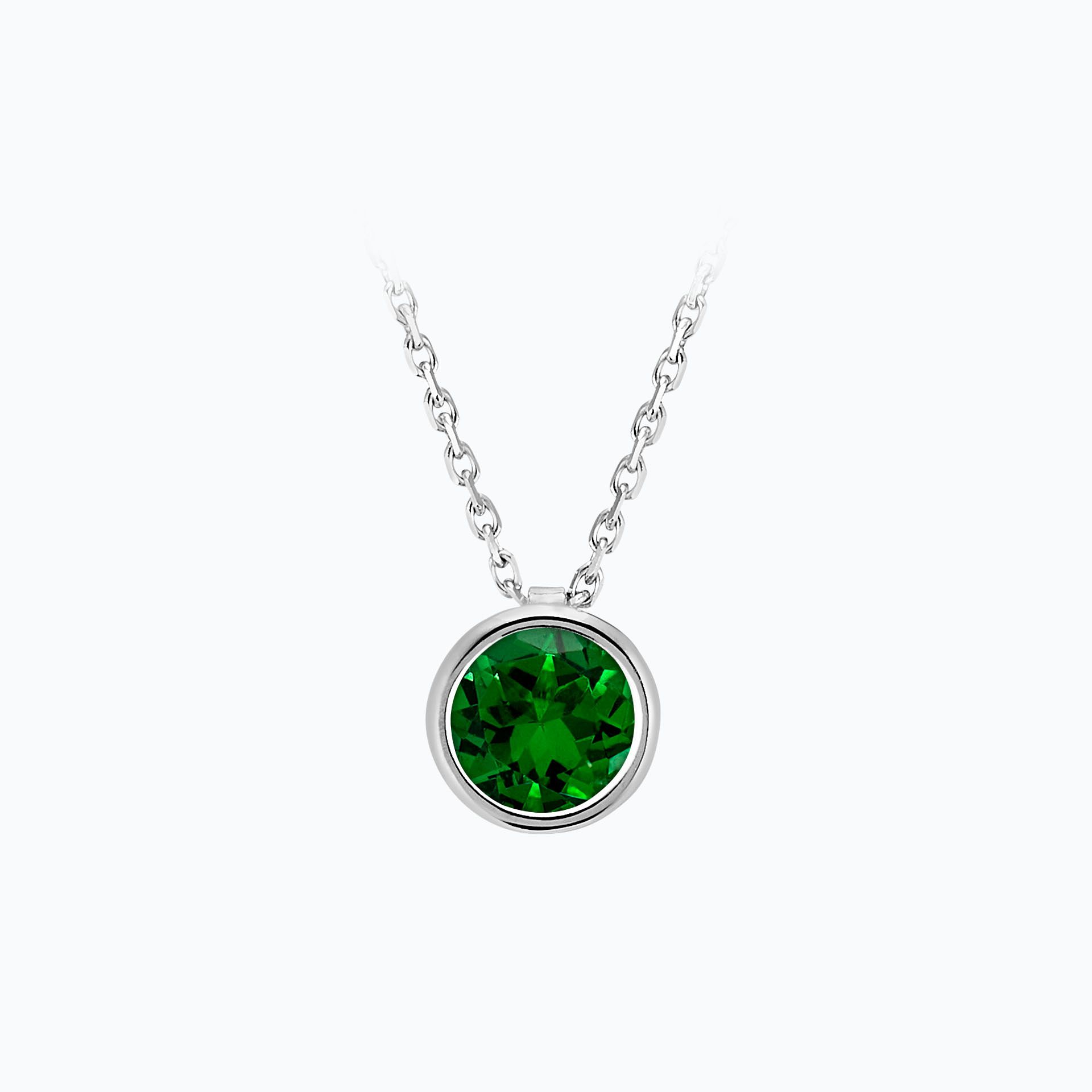 Collier Nymphéa Tsavorite