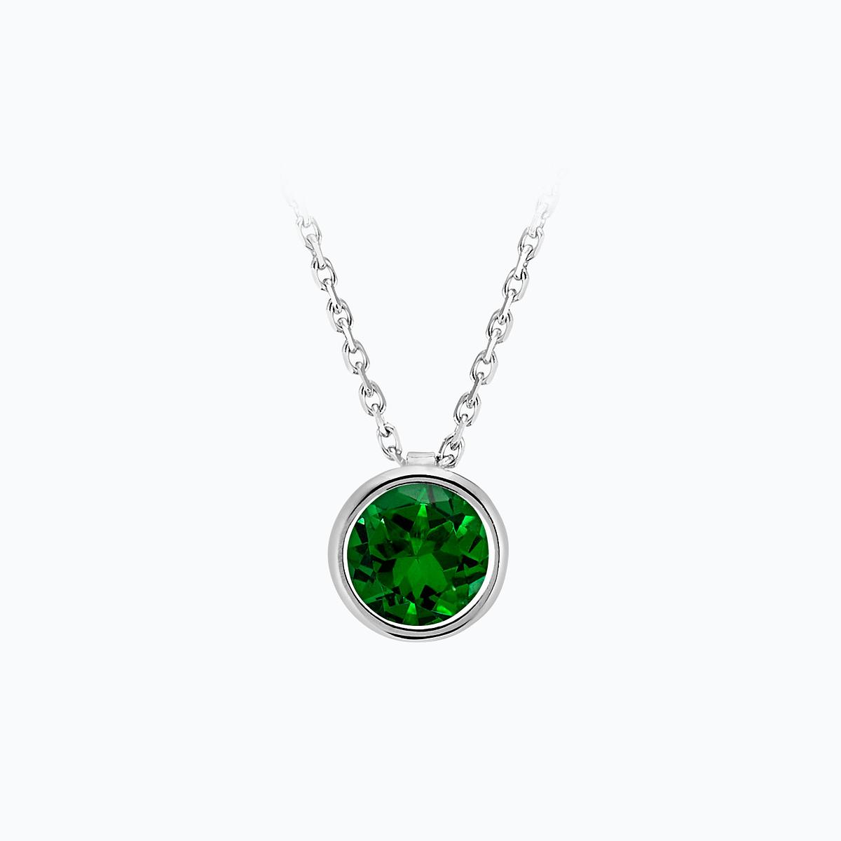 Collier Nymphéa Tsavorite