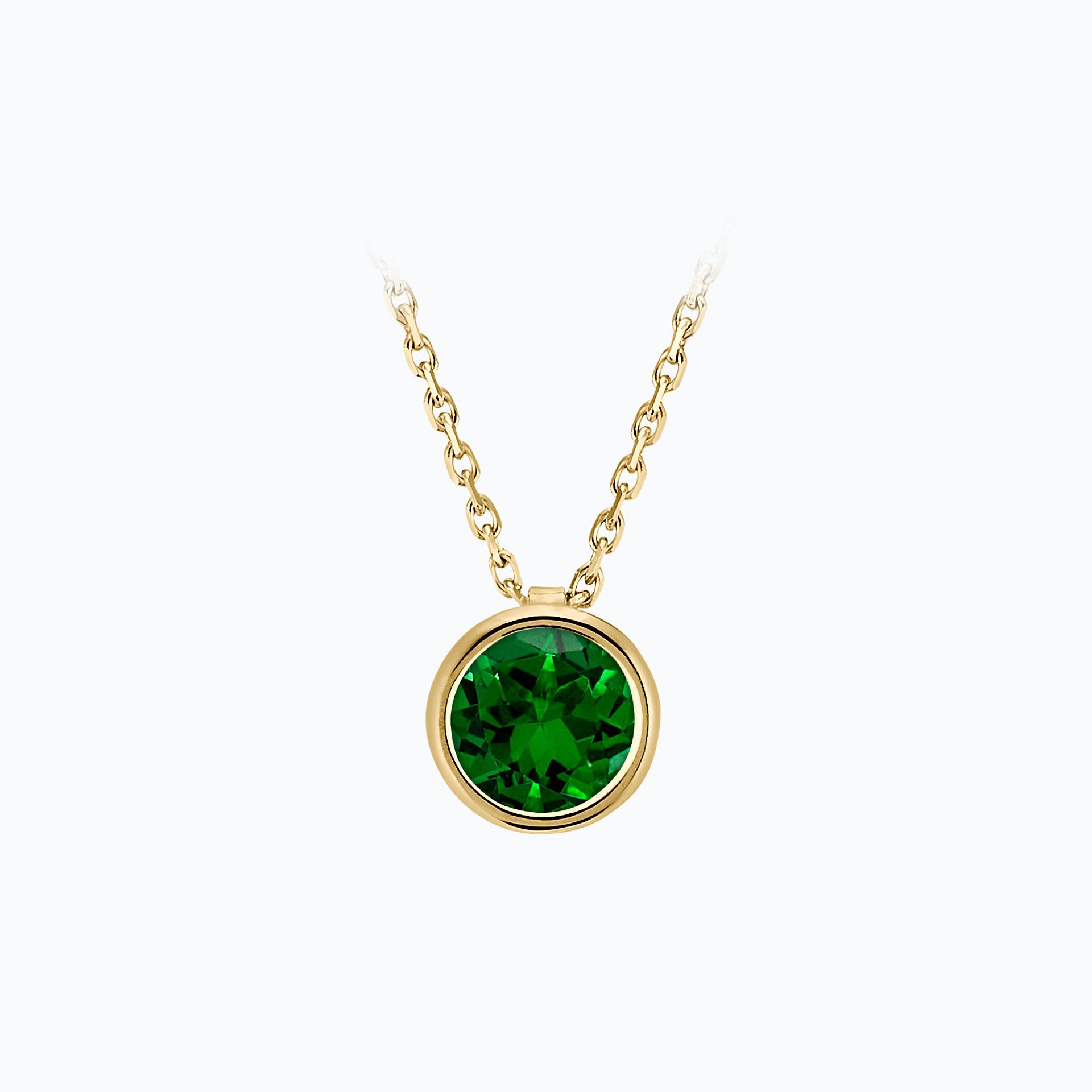 Collier Nymphéa Tsavorite
