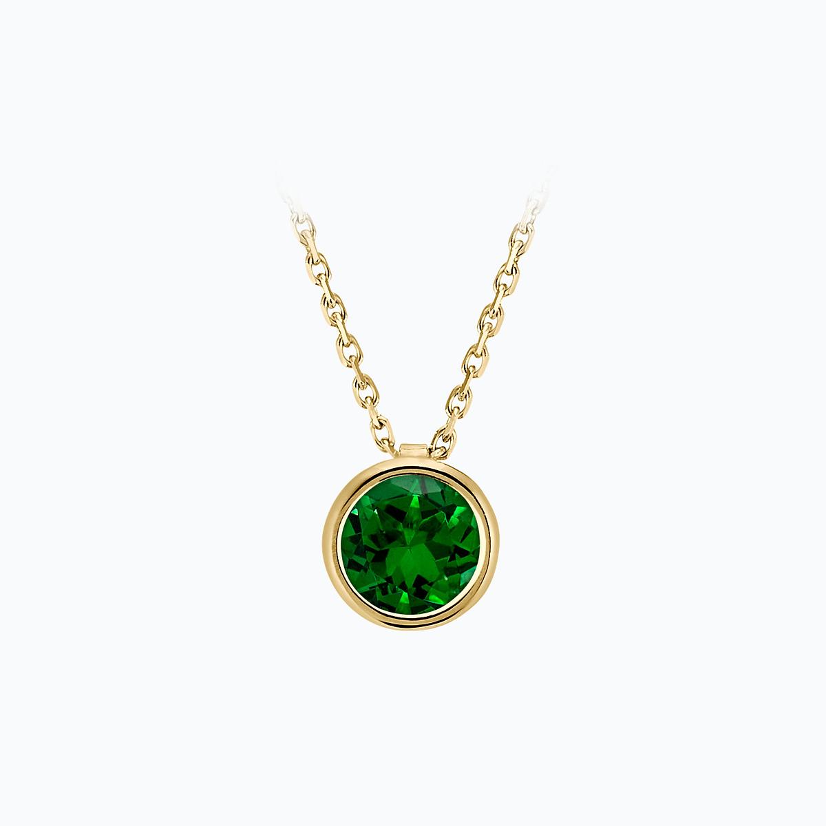 Collier Nymphéa Tsavorite